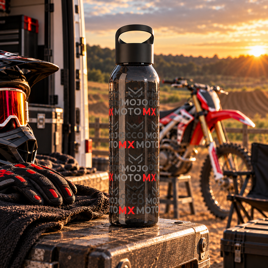 Mojo Moto MX Repeating Logo Water Bottle – 21.9oz MX Bottle