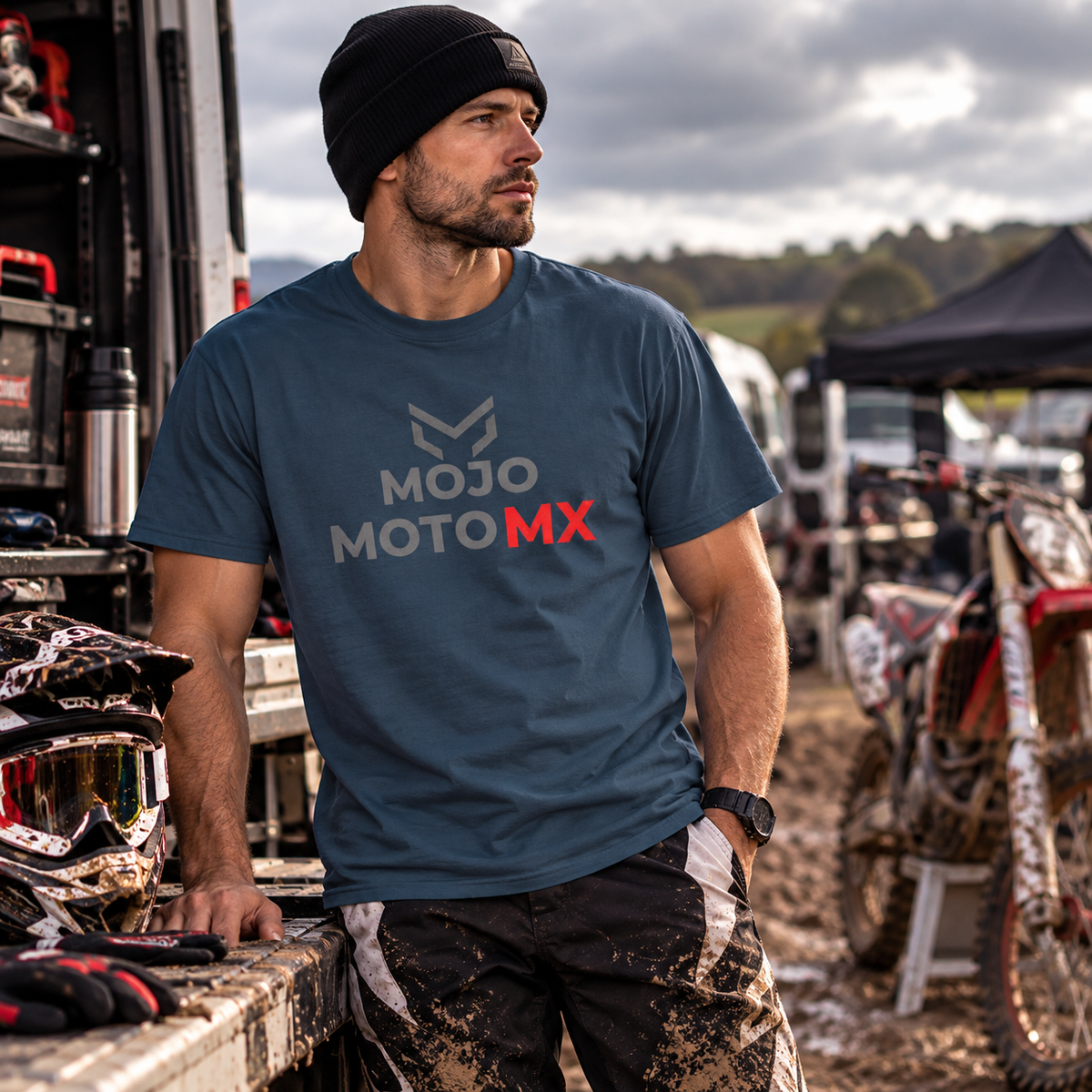 Mojo Moto MX Logo T-Shirt – Motocross Brand Tee