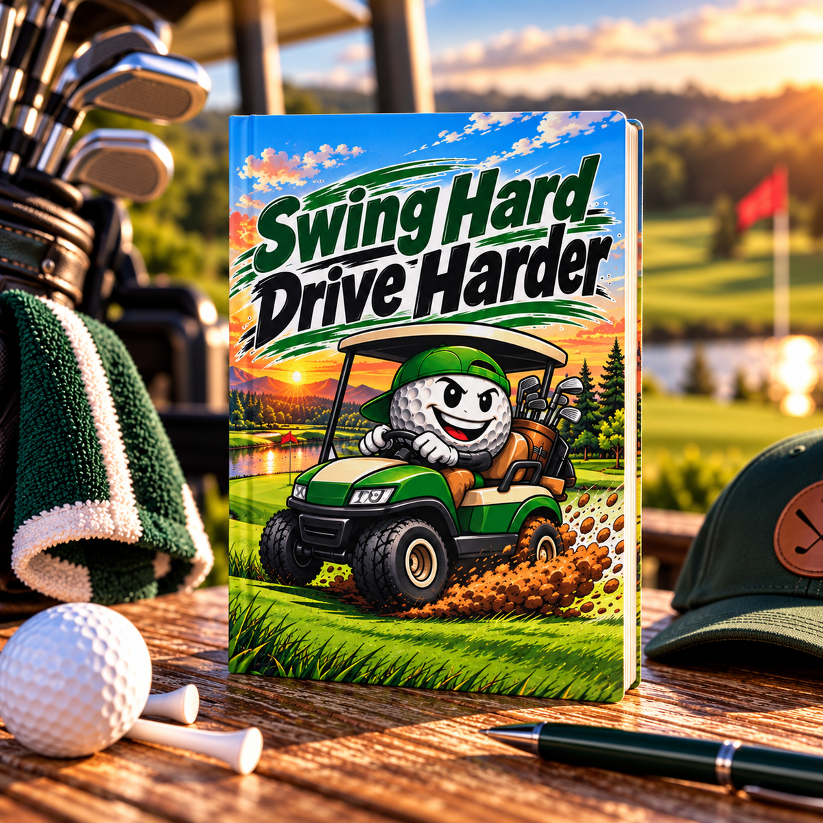 Swing Hard – Golf Journal | Drive Harder Golf Notebook