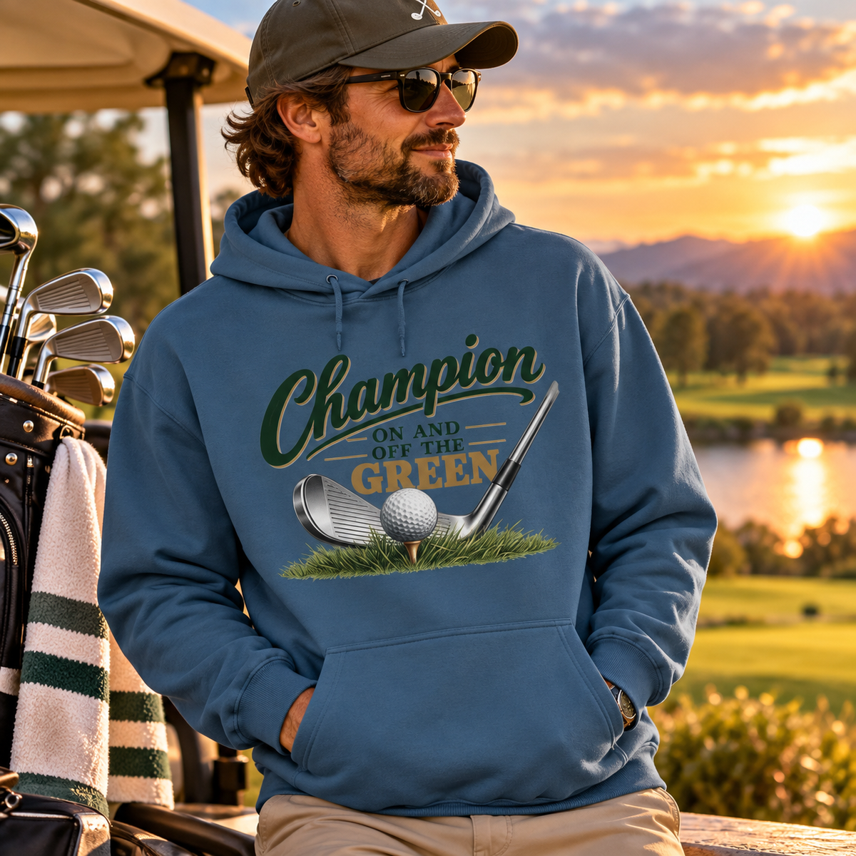 Champion On and Off the Green Golf Hoodie – Golfer Hoodie