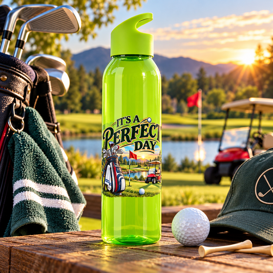 It’s a Perfect Day Golf-Trinkflasche – Golfer-Design