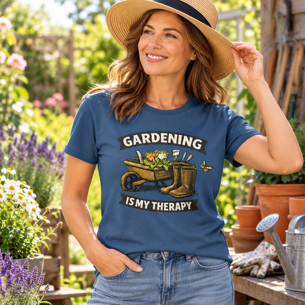 Gärtnern ist meine Therapie T-Shirt