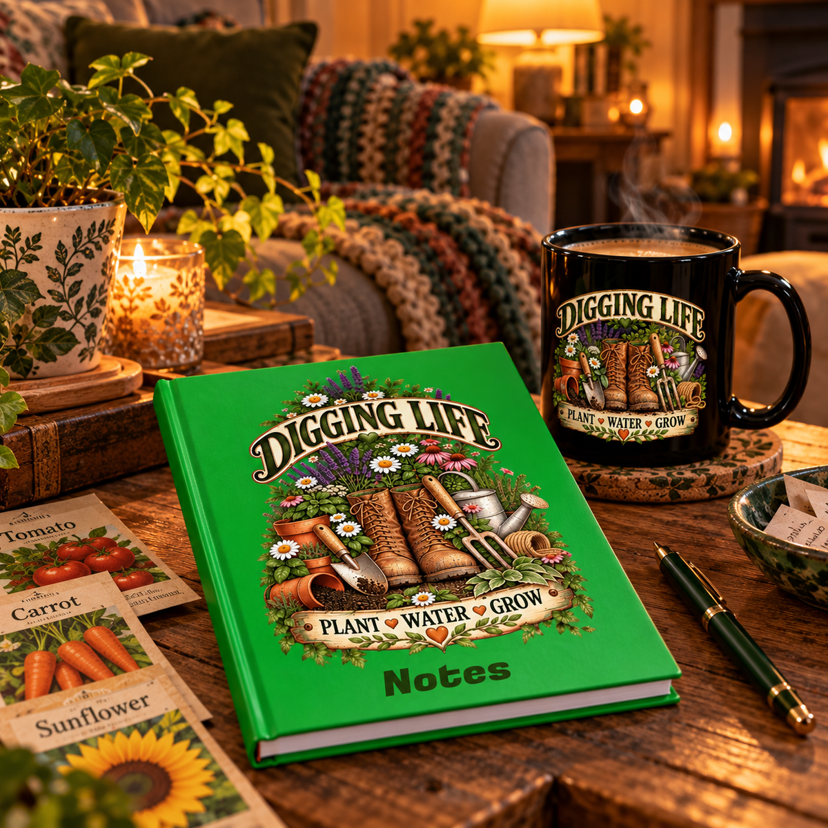 Digging Life Vintage Garden – Gardening Notes Notebook