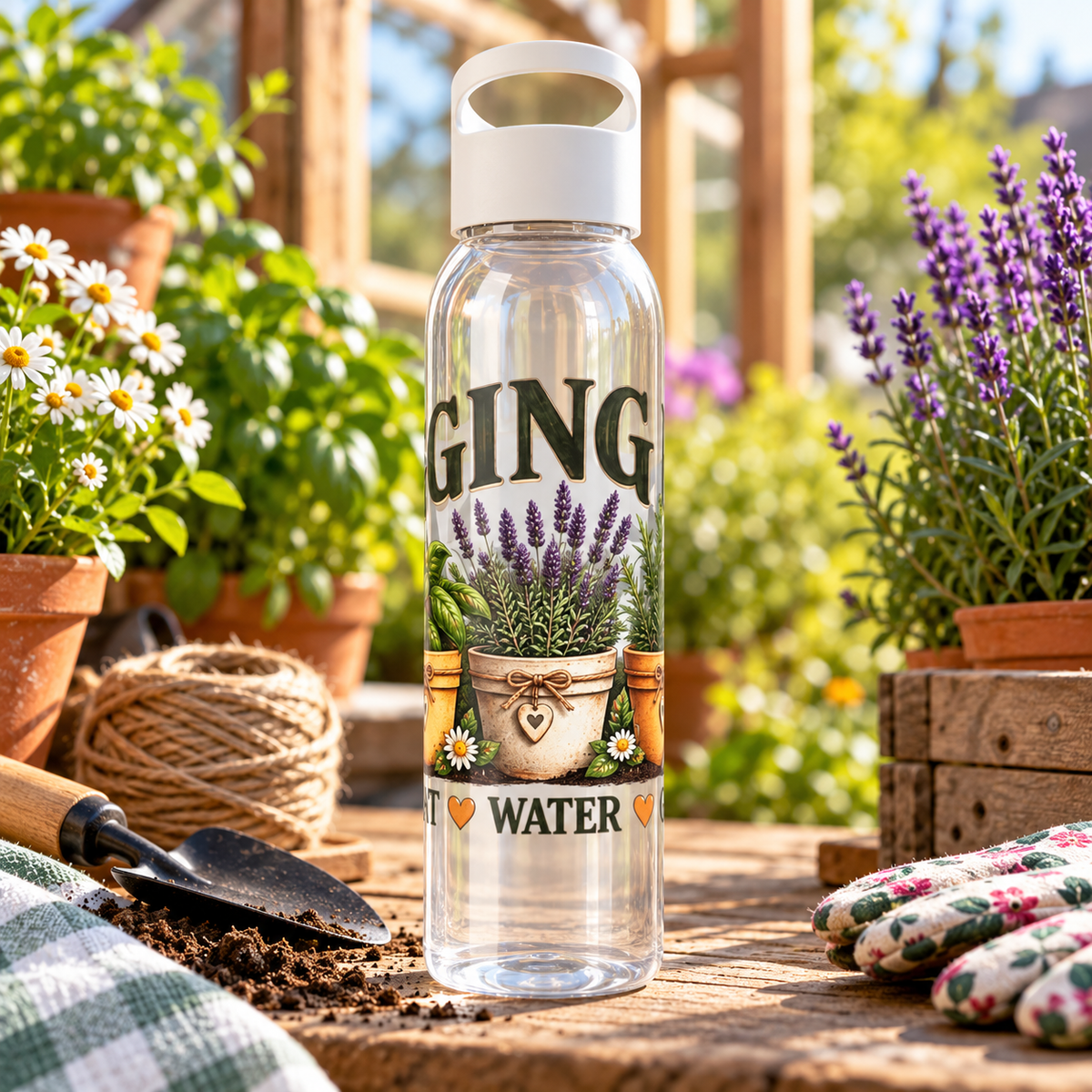 Digging Life Minimal Garden – Slimline Water Bottle