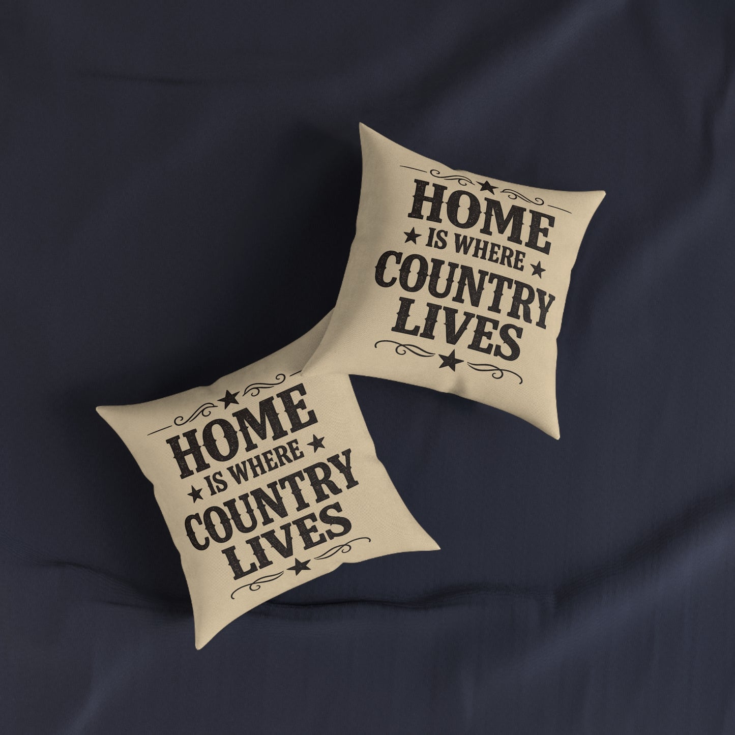 Home Is Where Country Lives Cushion – Country Home Decor