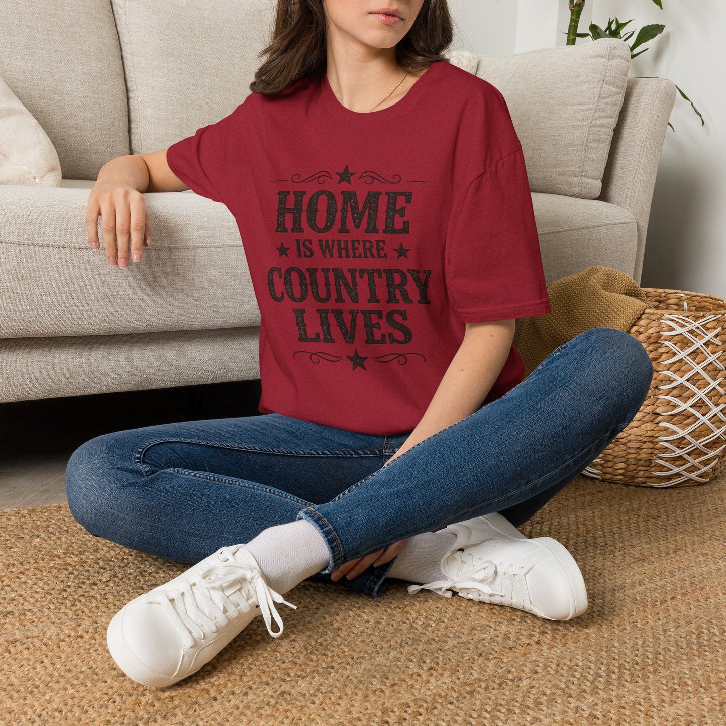 Home Is Where Country Lives T-Shirt – Country Style Tee
