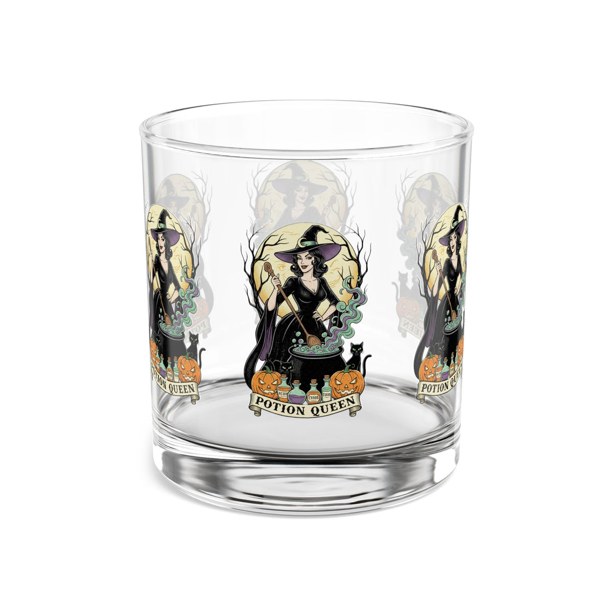 Potion Queen Halloween Glass Tumbler
