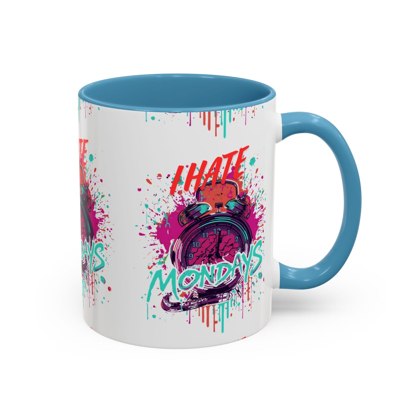 I Hate Mondays Accent Mug
