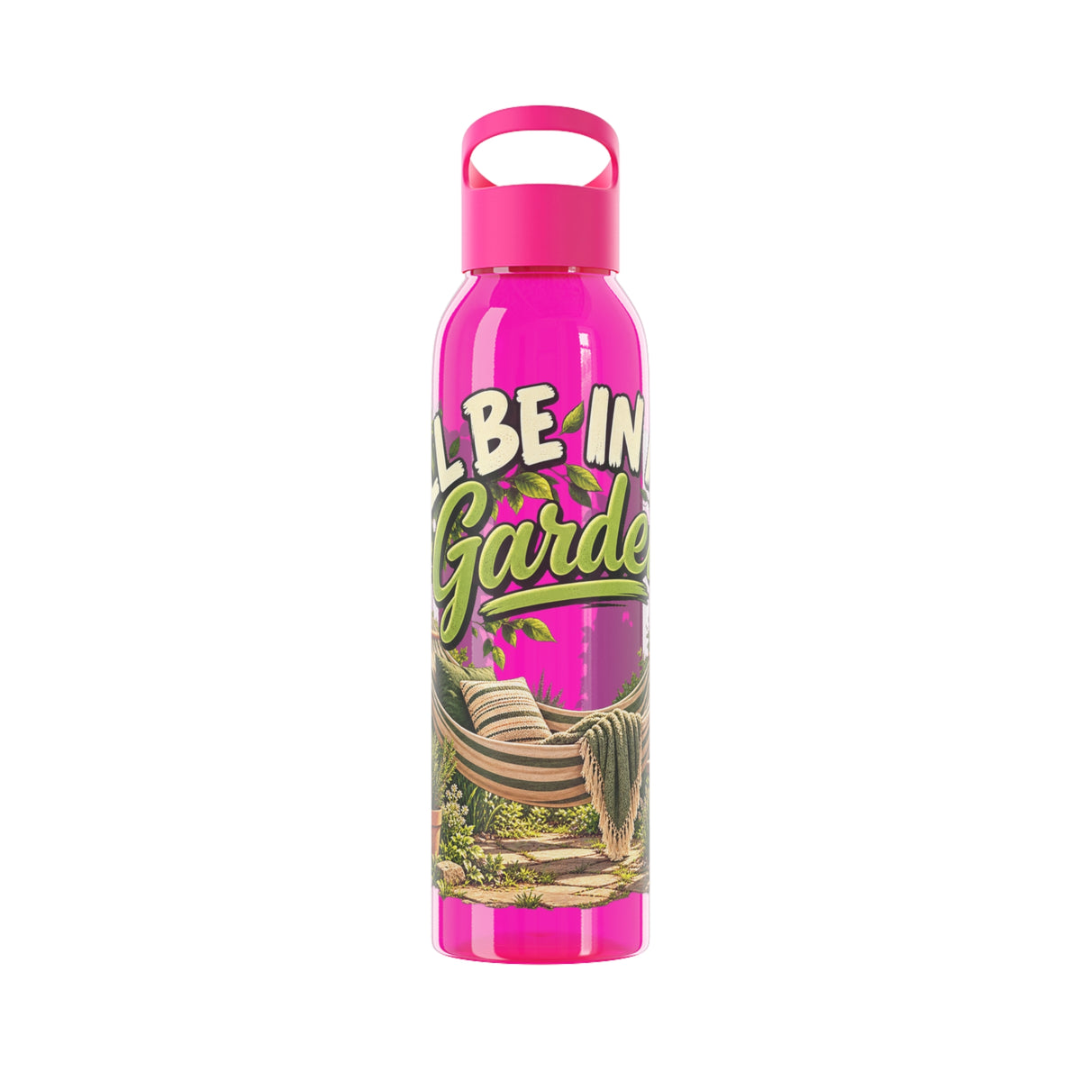 I'll Be In My Garden – Slimline Water Bottle