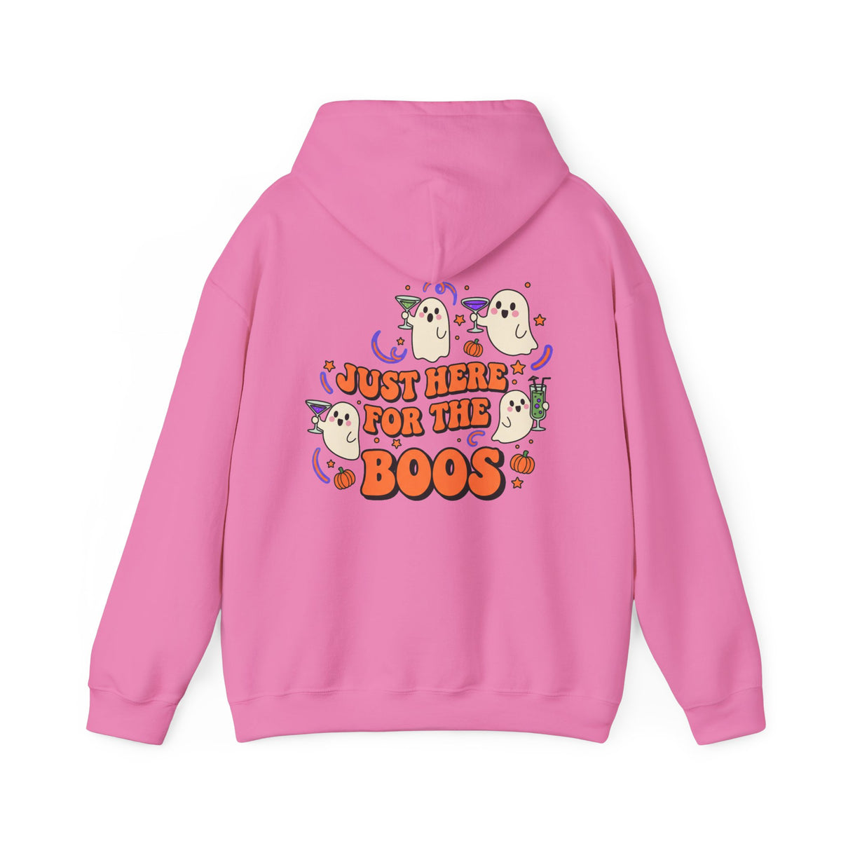 Just Here for the Boos Halloween Ghost Hoodie
