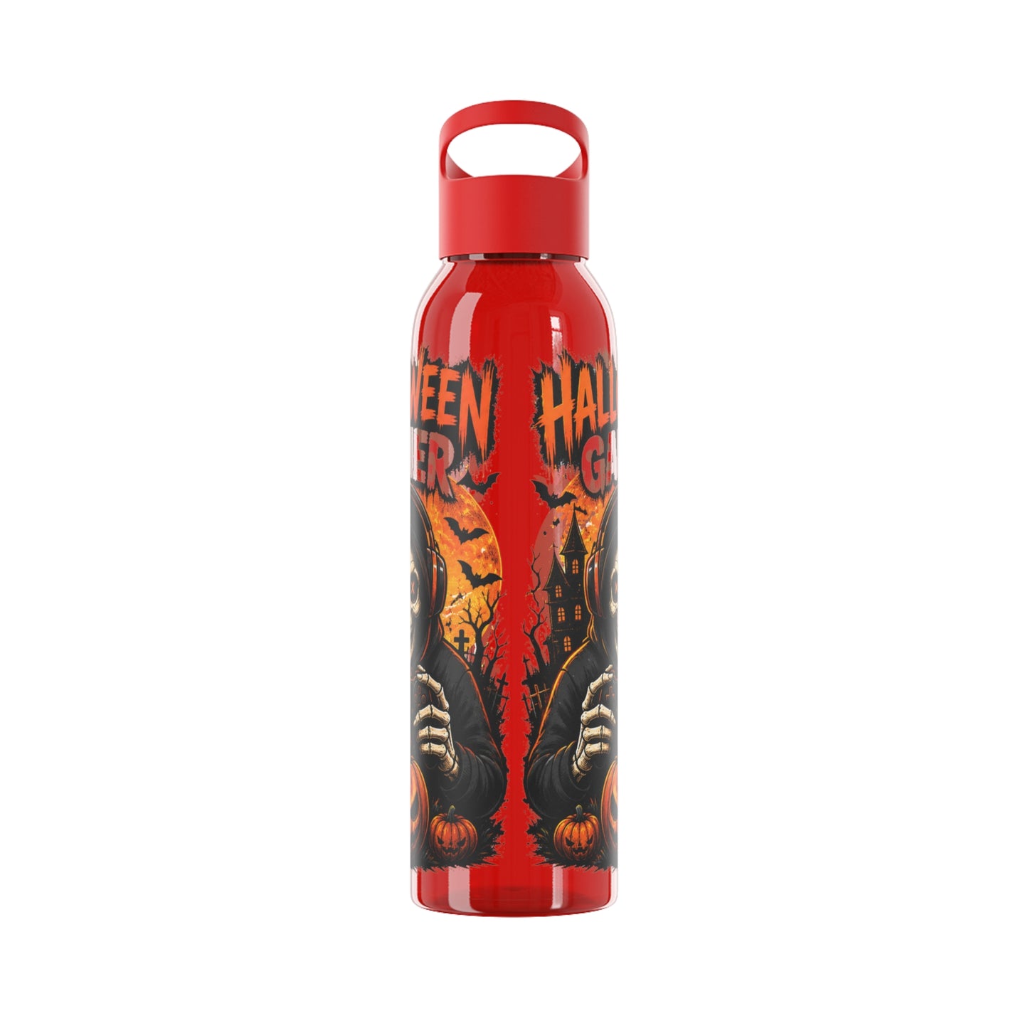 Halloween Gamer Water Bottle – Skull Gaming Bottle