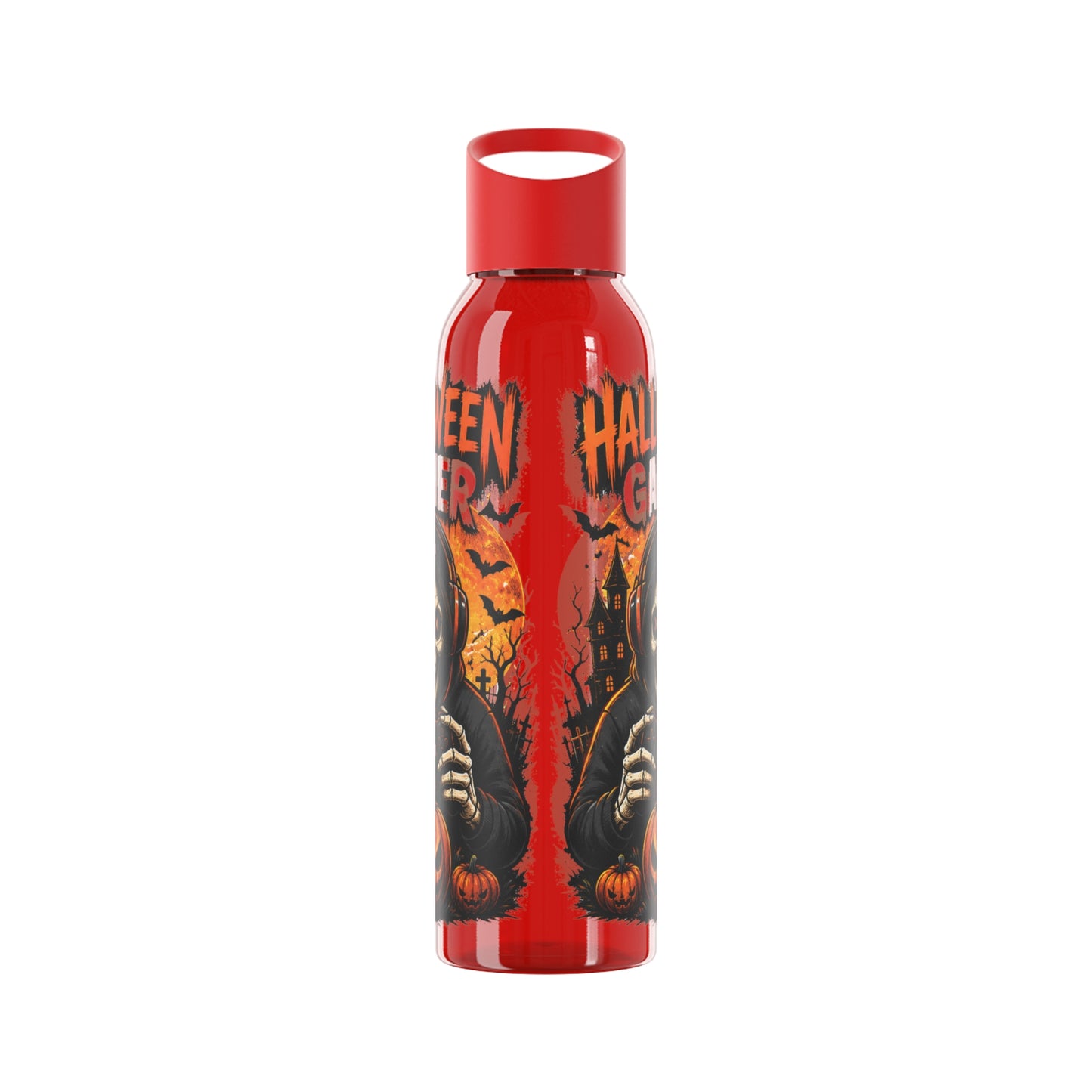 Halloween Gamer Water Bottle – Skull Gaming Bottle