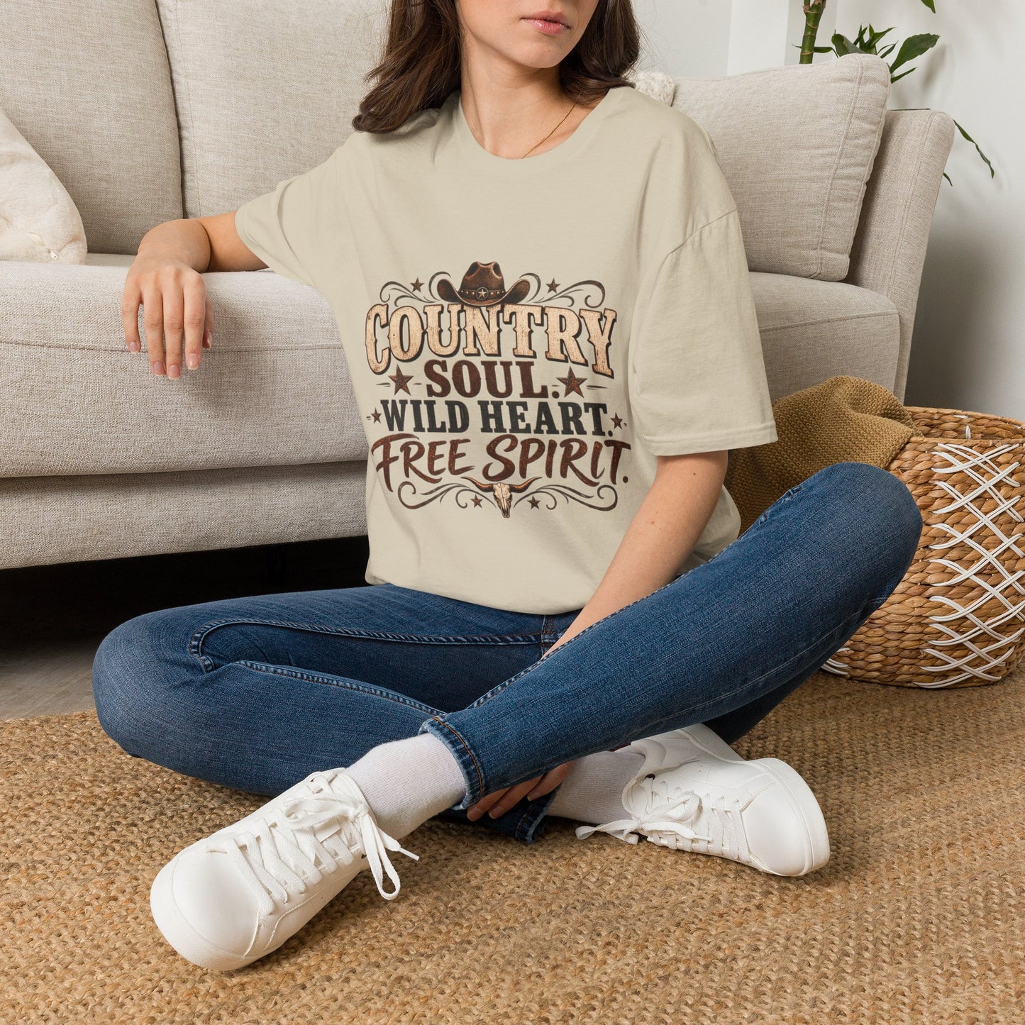 Country Soul Wild Heart Free Spirit T-Shirt – Western Country Tee