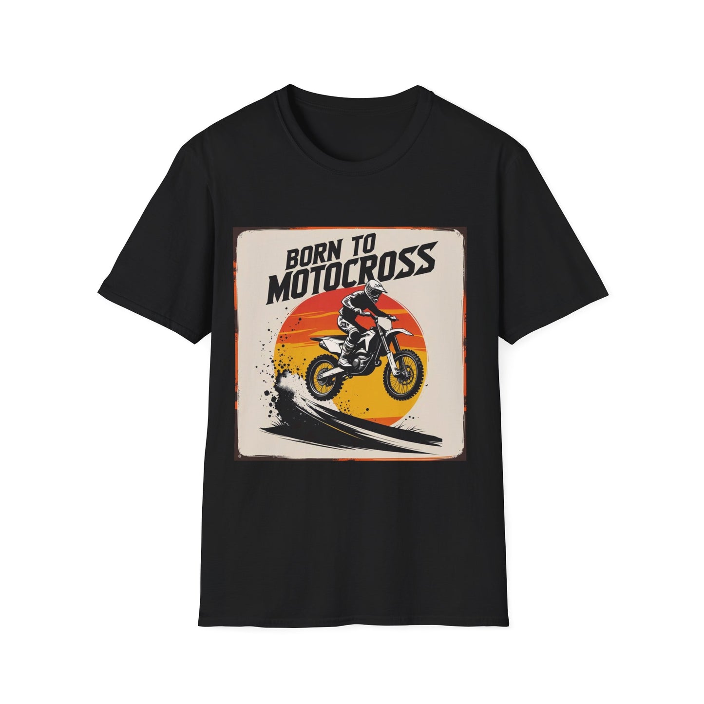Born to Motocross Sunset Vintage T-shirt