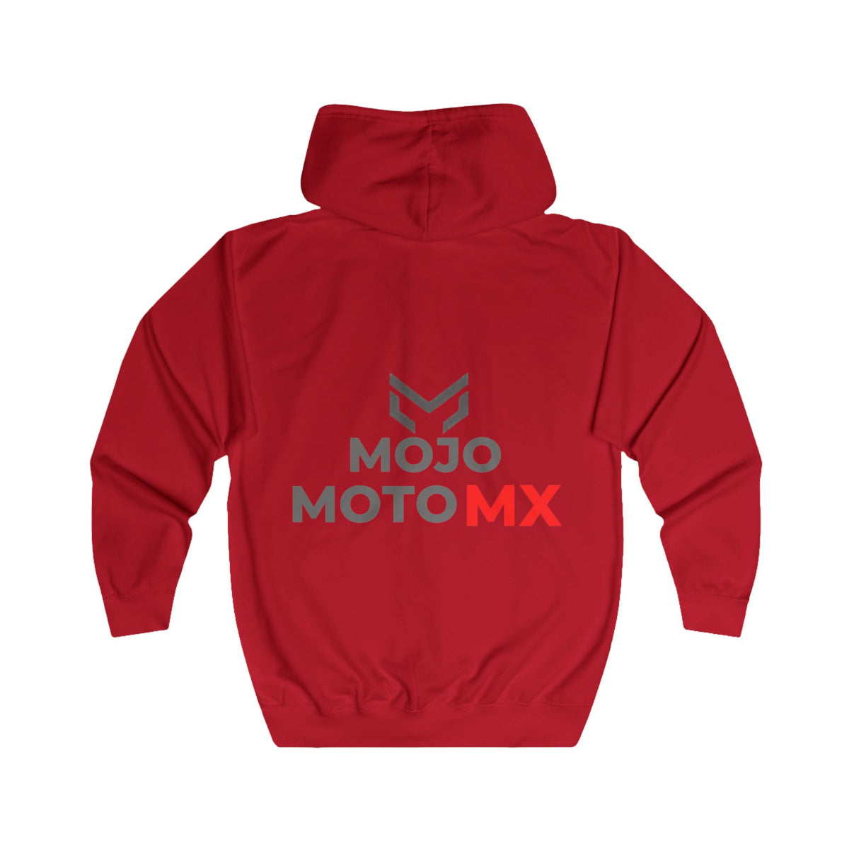 Mojo Moto MX Zip-Hoodie Motocross Logo Full-Zip Hoodie