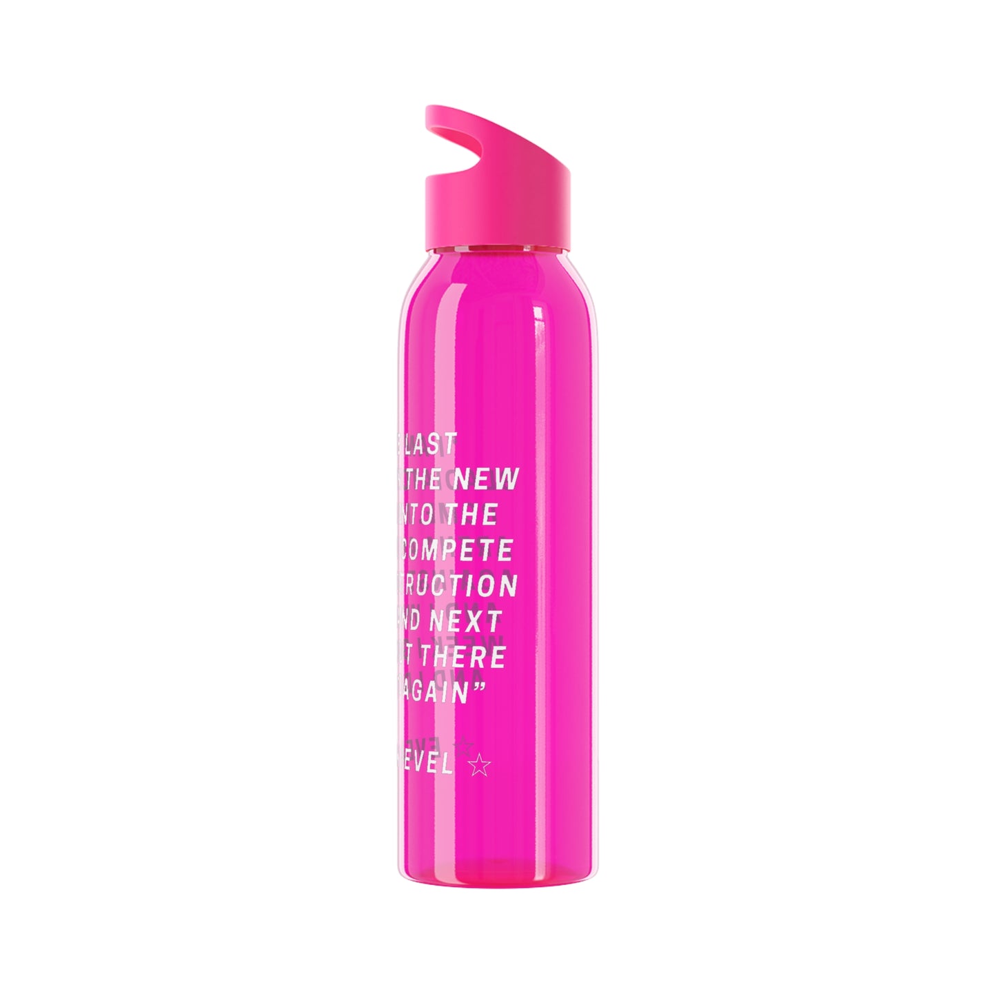 Evel Kneivel Legends Quote Water Bottle