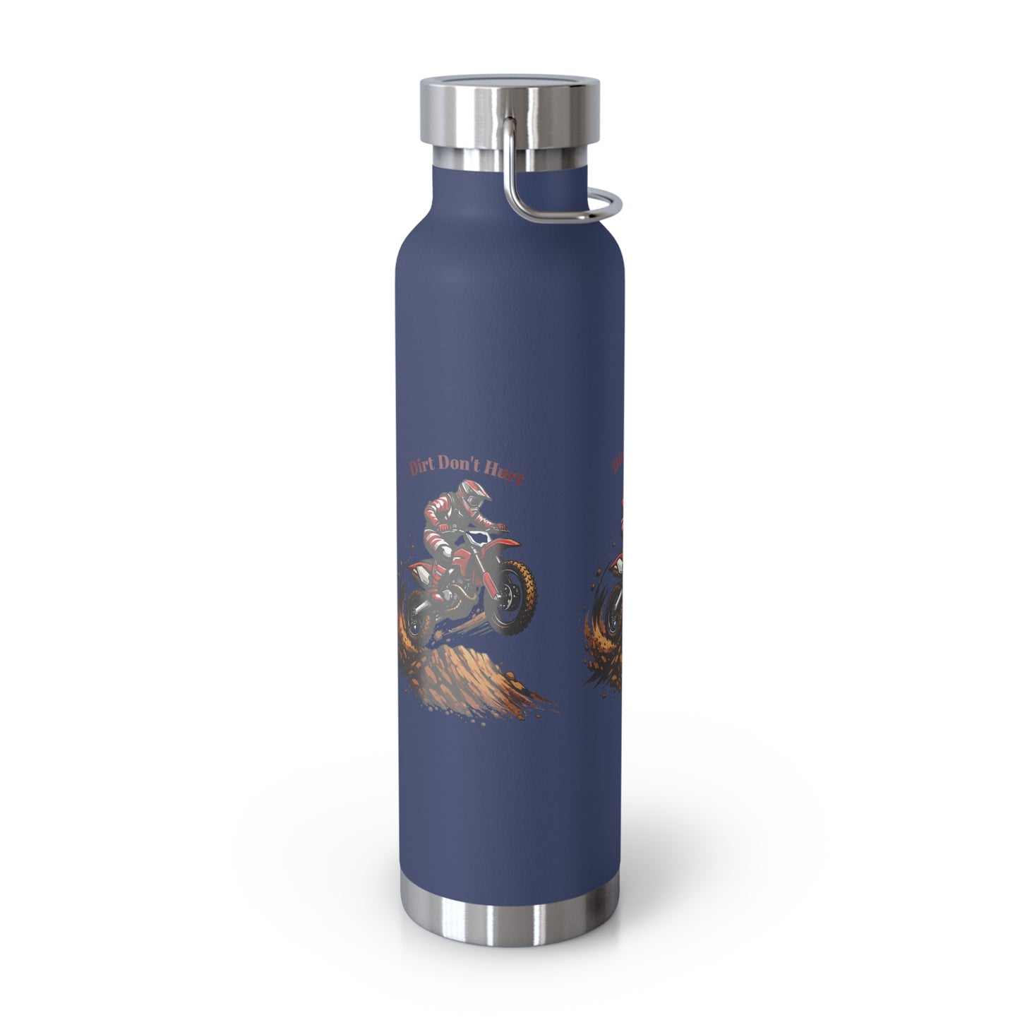 Dirt Don’t Hurt Moto Water Bottle — 22oz Insulated Stainless Steel