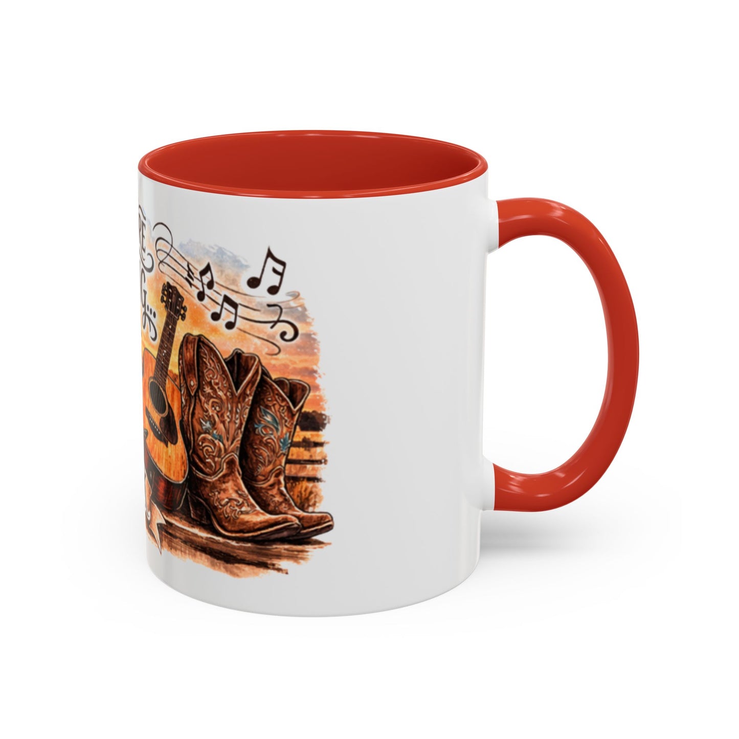 Mug à café country - Mug accent "Juste une autre chanson country" (325 ml)