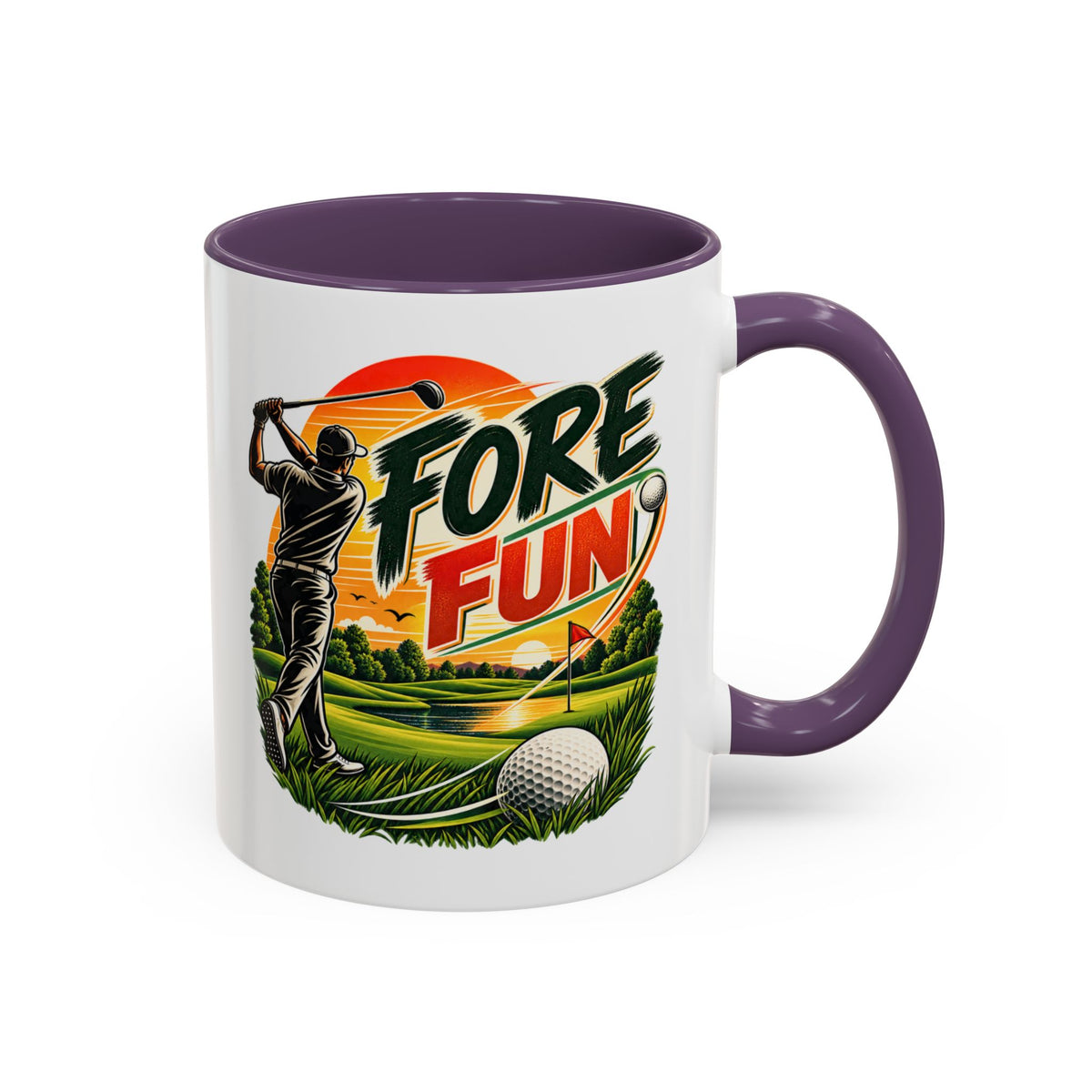 Fore Fun Golf-Tasse – Retro-Golfer-Tasse