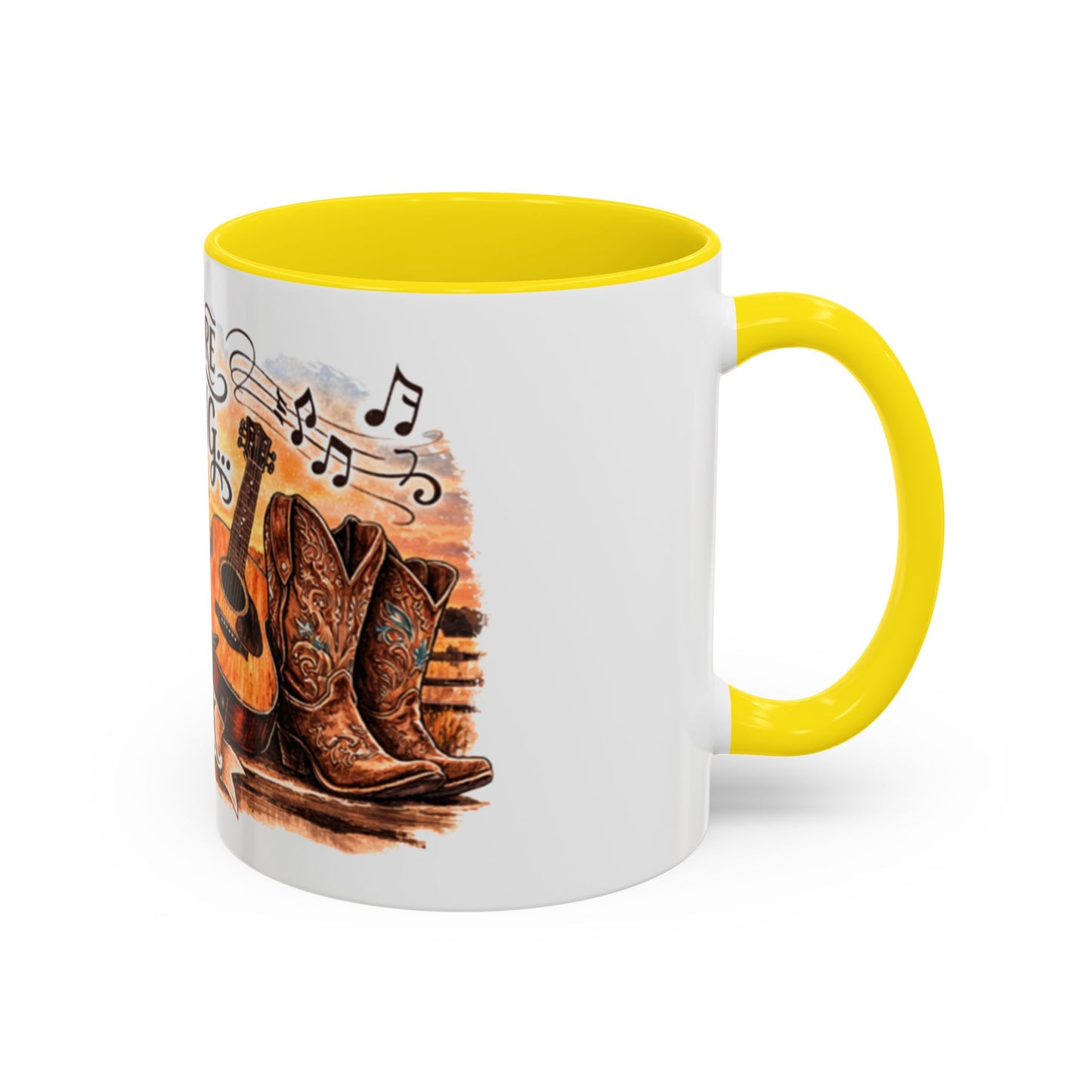Mug à café country - Mug accent "Juste une autre chanson country" (325 ml)