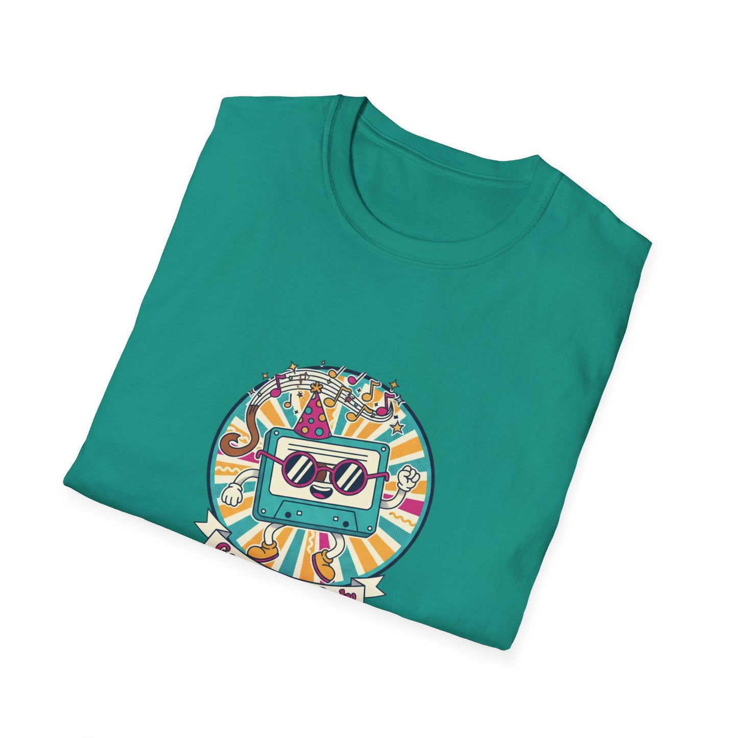 Retro Good Vibes Only T-Shirt | Colourful Retro Cassette Graphic Tee | 80s & 90s Inspired Unisex T-Shirt