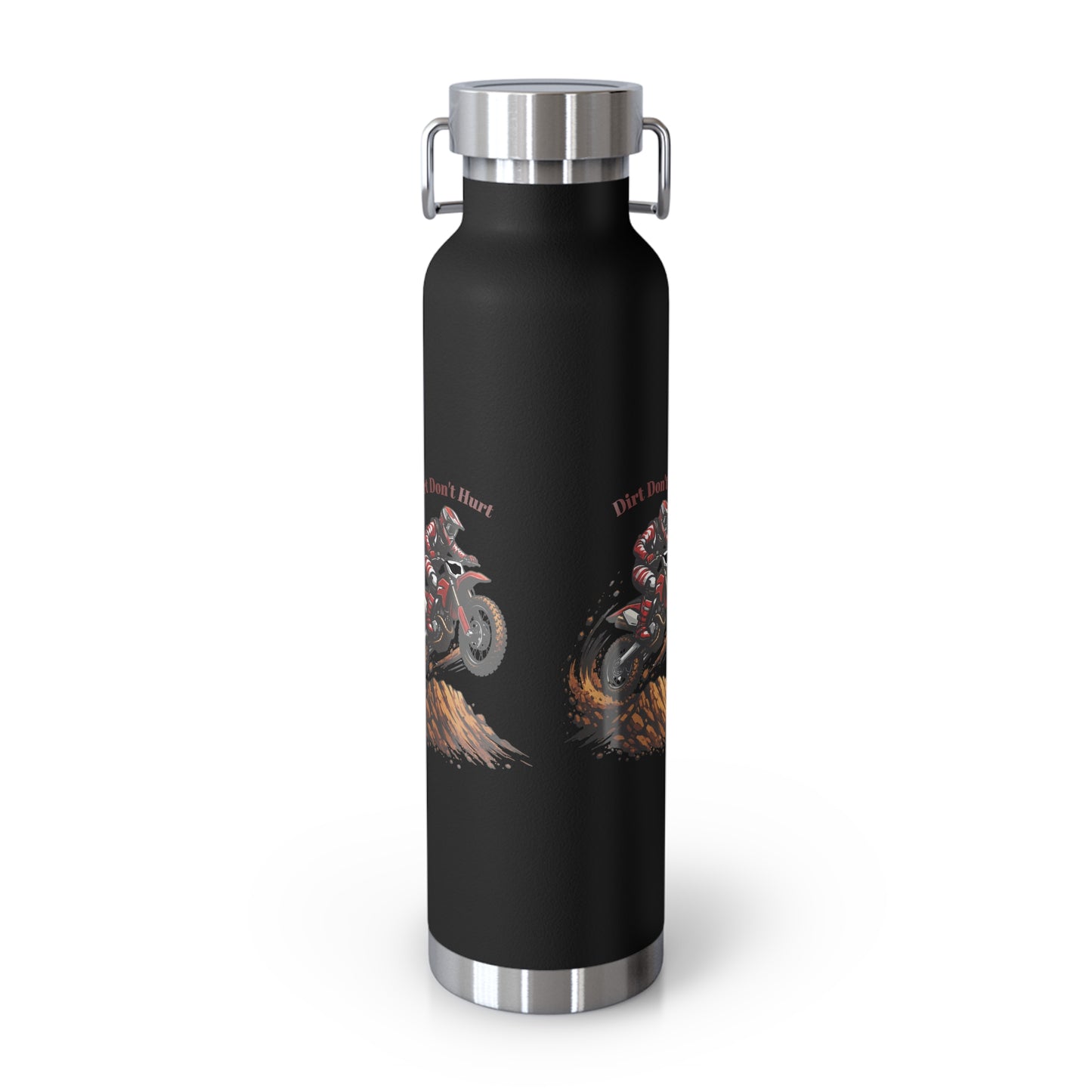Dirt Don’t Hurt Moto Water Bottle — 22oz Insulated Stainless Steel