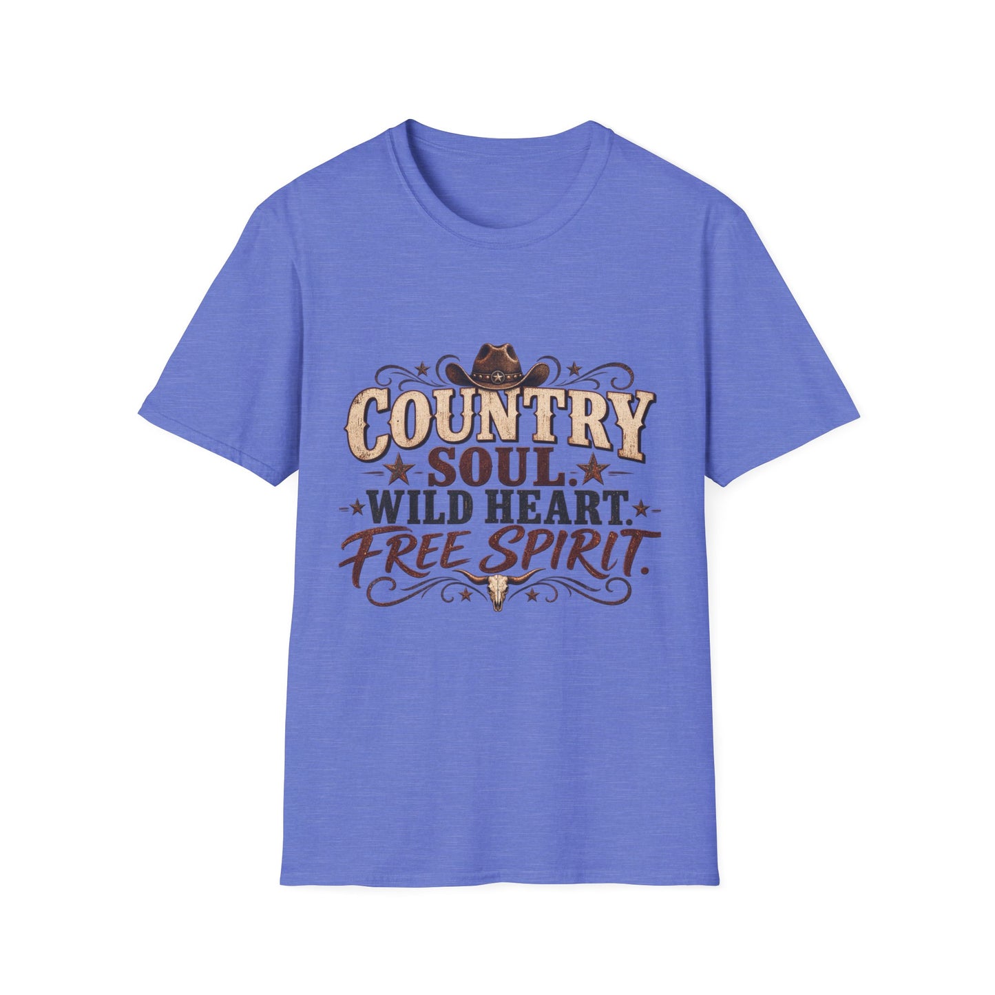 Country Soul Wild Heart Free Spirit T-Shirt – Western Country Tee
