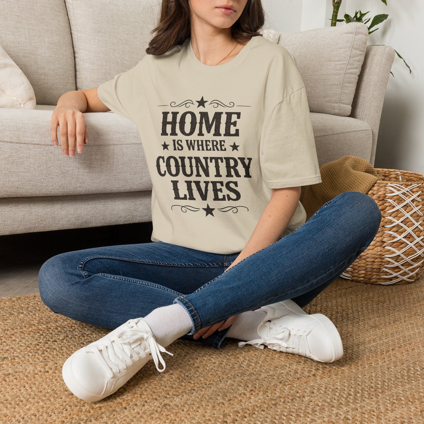Home Is Where Country Lives T-Shirt – Country Style Tee