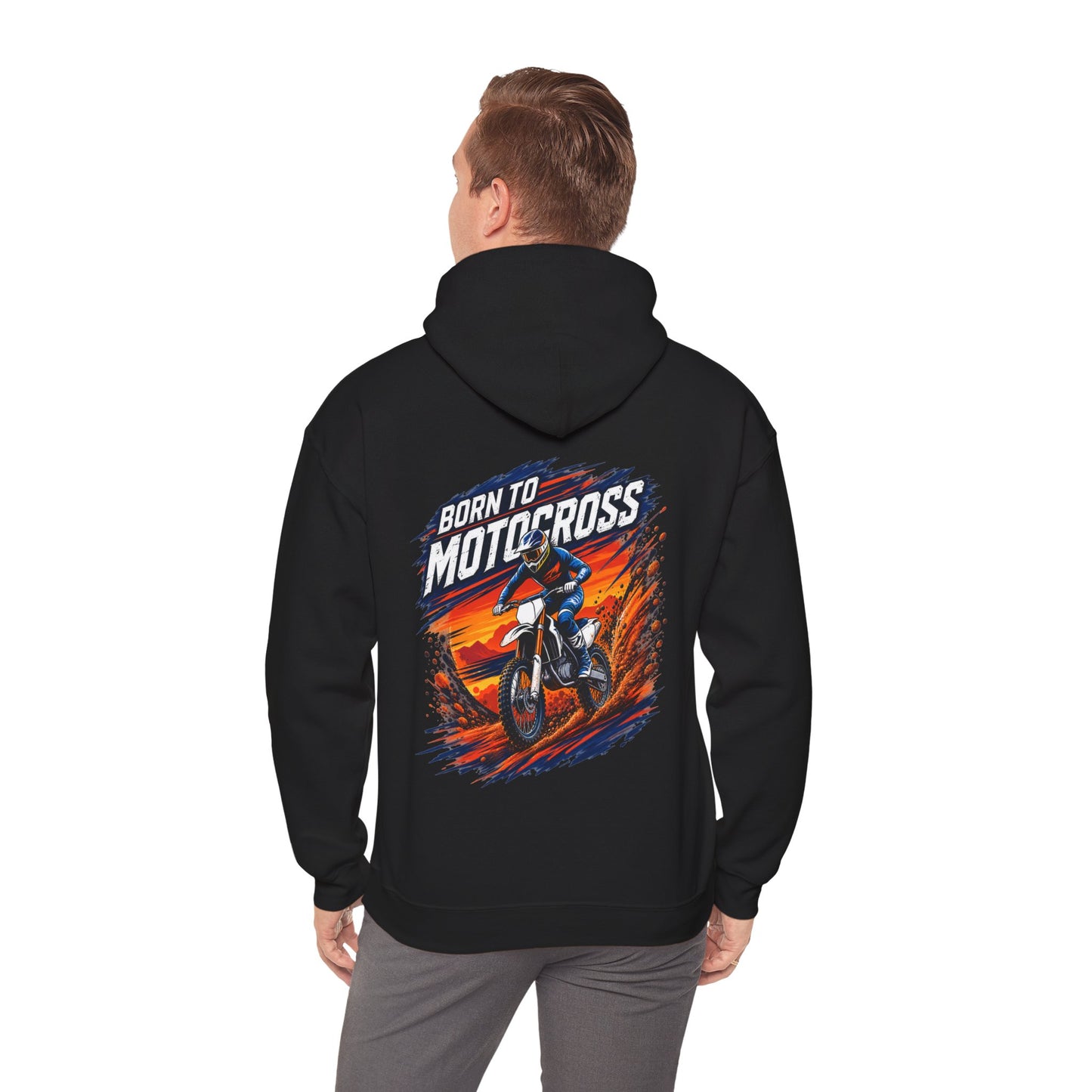 Sweat à capuche de motocross, sweat-shirt unisexe Heavy Blend
