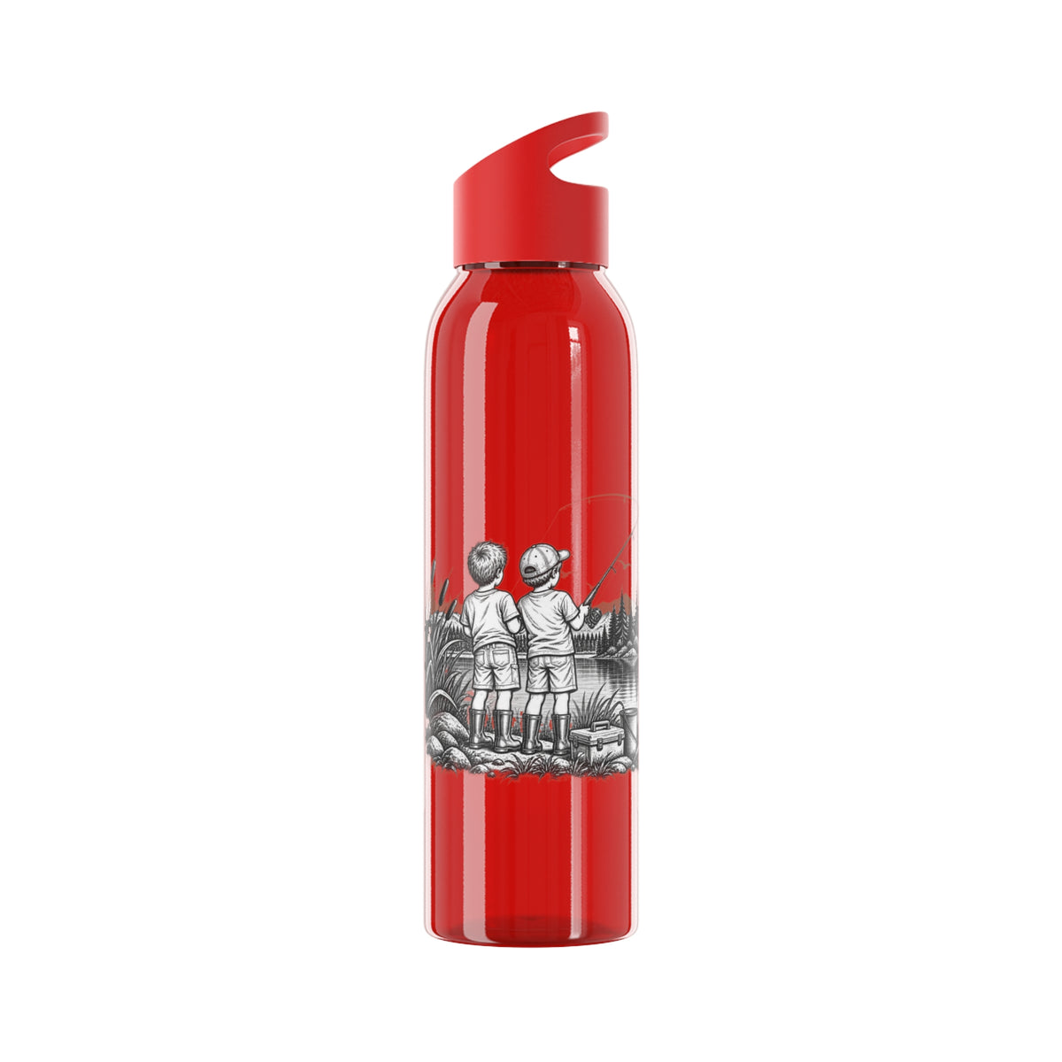 Fishing Friends Water Bottle – Illustrated Fishing Bottle