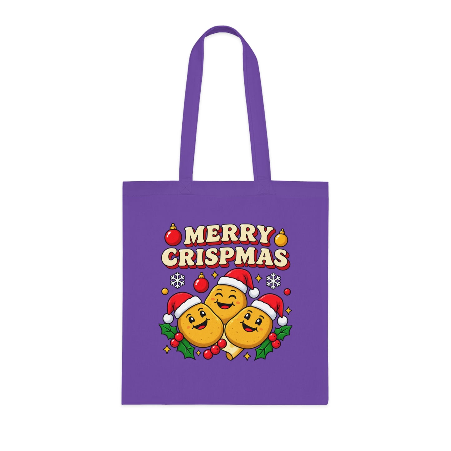 Merry Crispmas Christmas Tote Bag – Funny Festive Shopper
