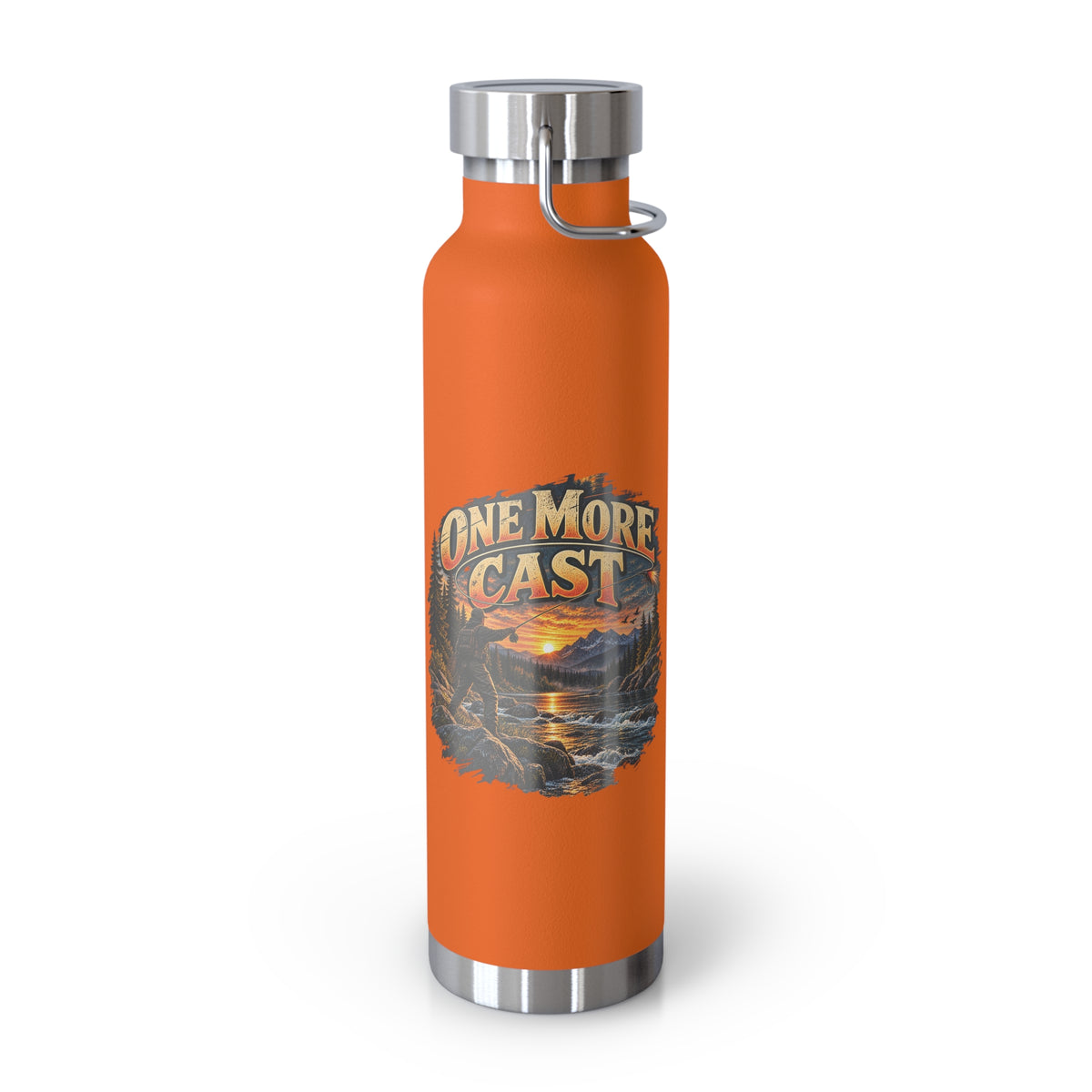 One More Cast Insulated Flask – Vintage Fishing Flask