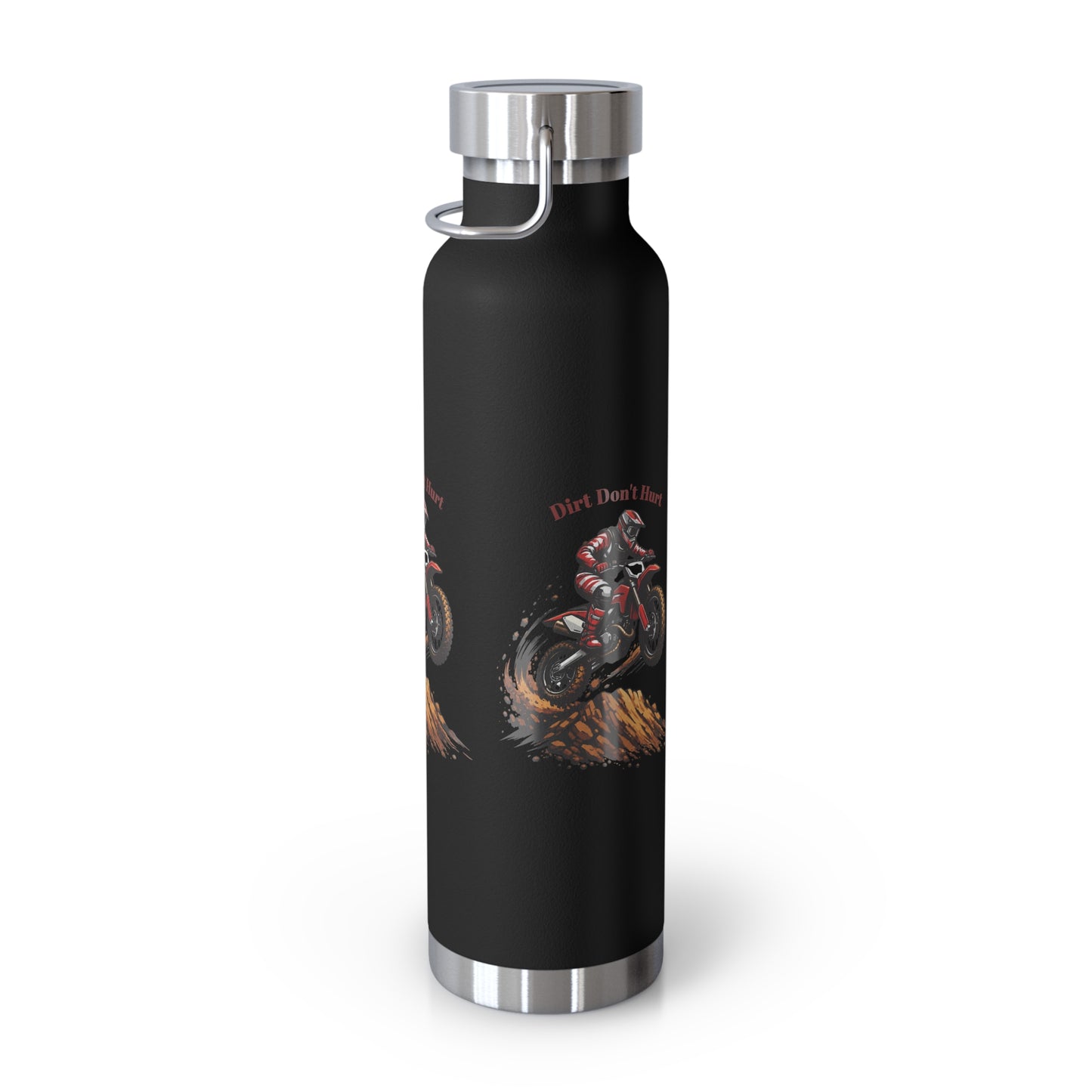 Dirt Don’t Hurt Moto Water Bottle — 22oz Insulated Stainless Steel