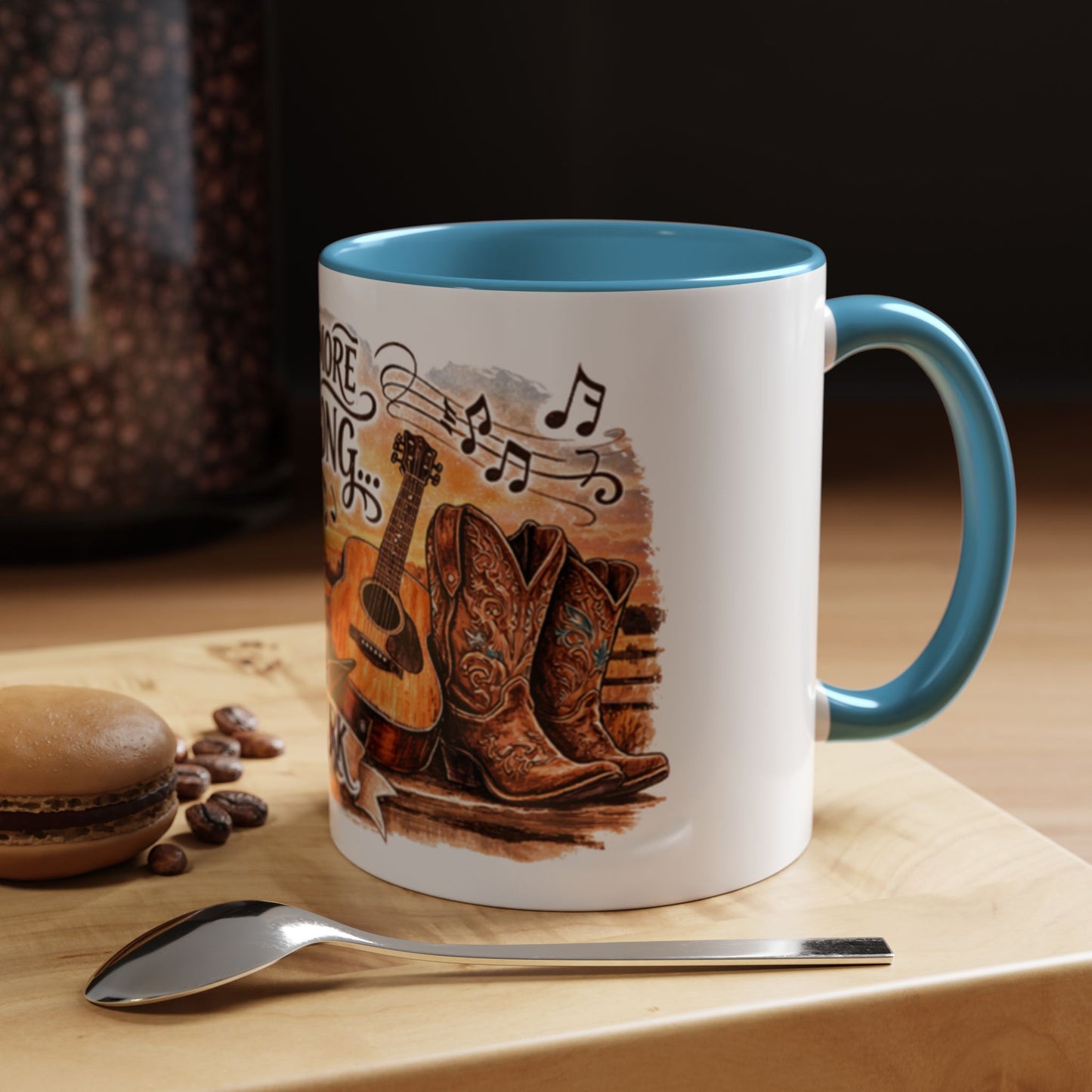 Mug à café country - Mug accent "Juste une autre chanson country" (325 ml)