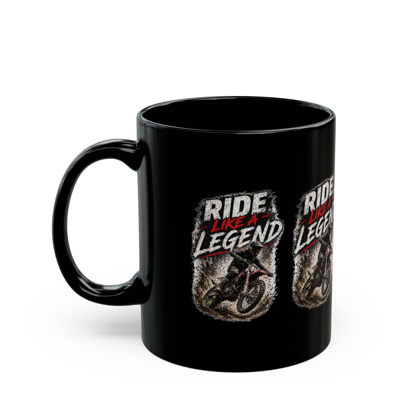 Ride Like a Legend Mug    Dirt Bike Coffee Cup