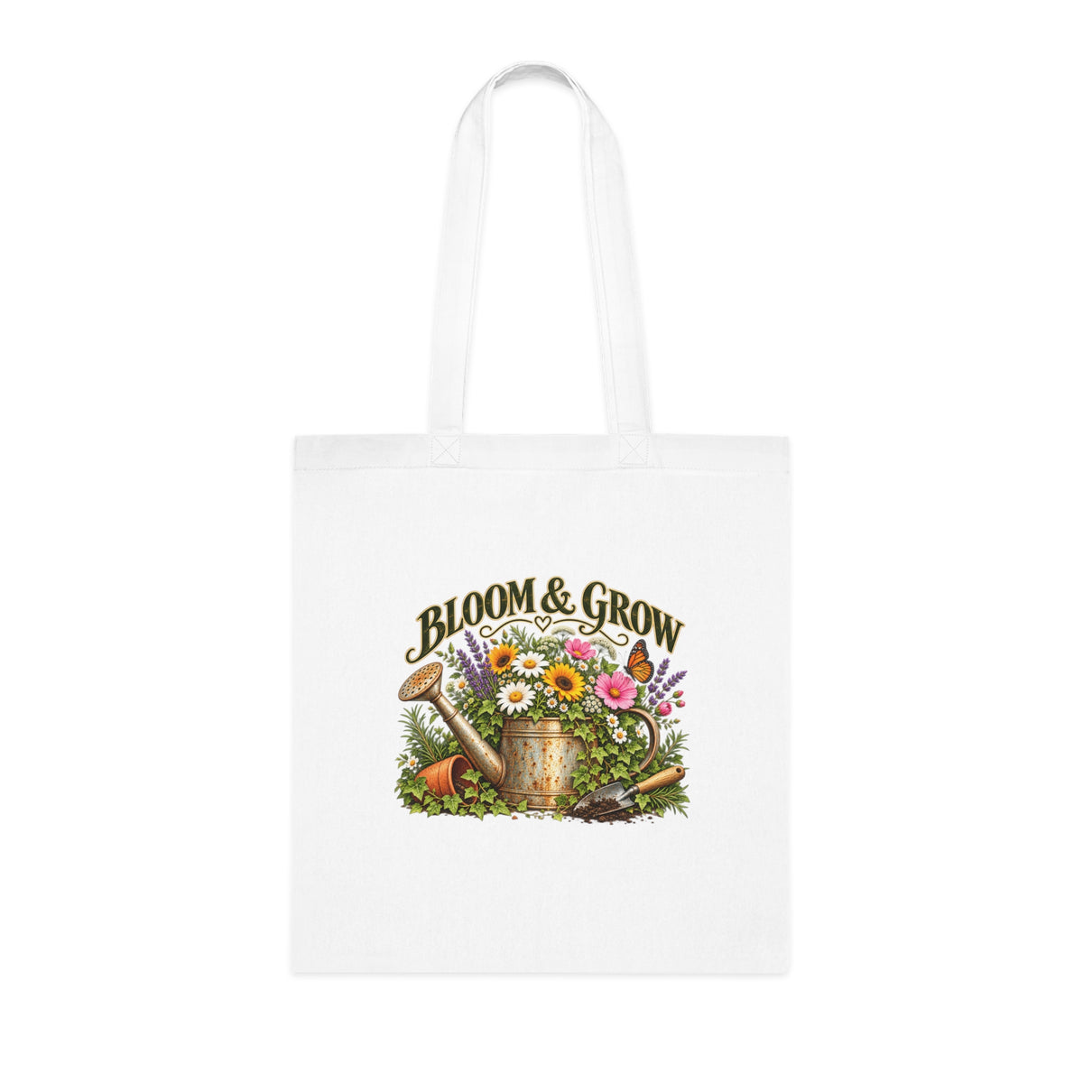 Bloom & Grow Vintage Garden – Gardening Tote Bag
