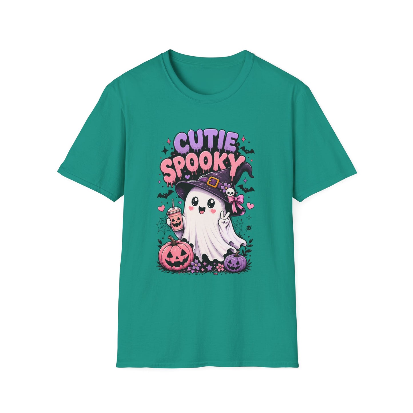 Cutie Spooky Ghost Halloween T-Shirt – Cute Graphic Tee