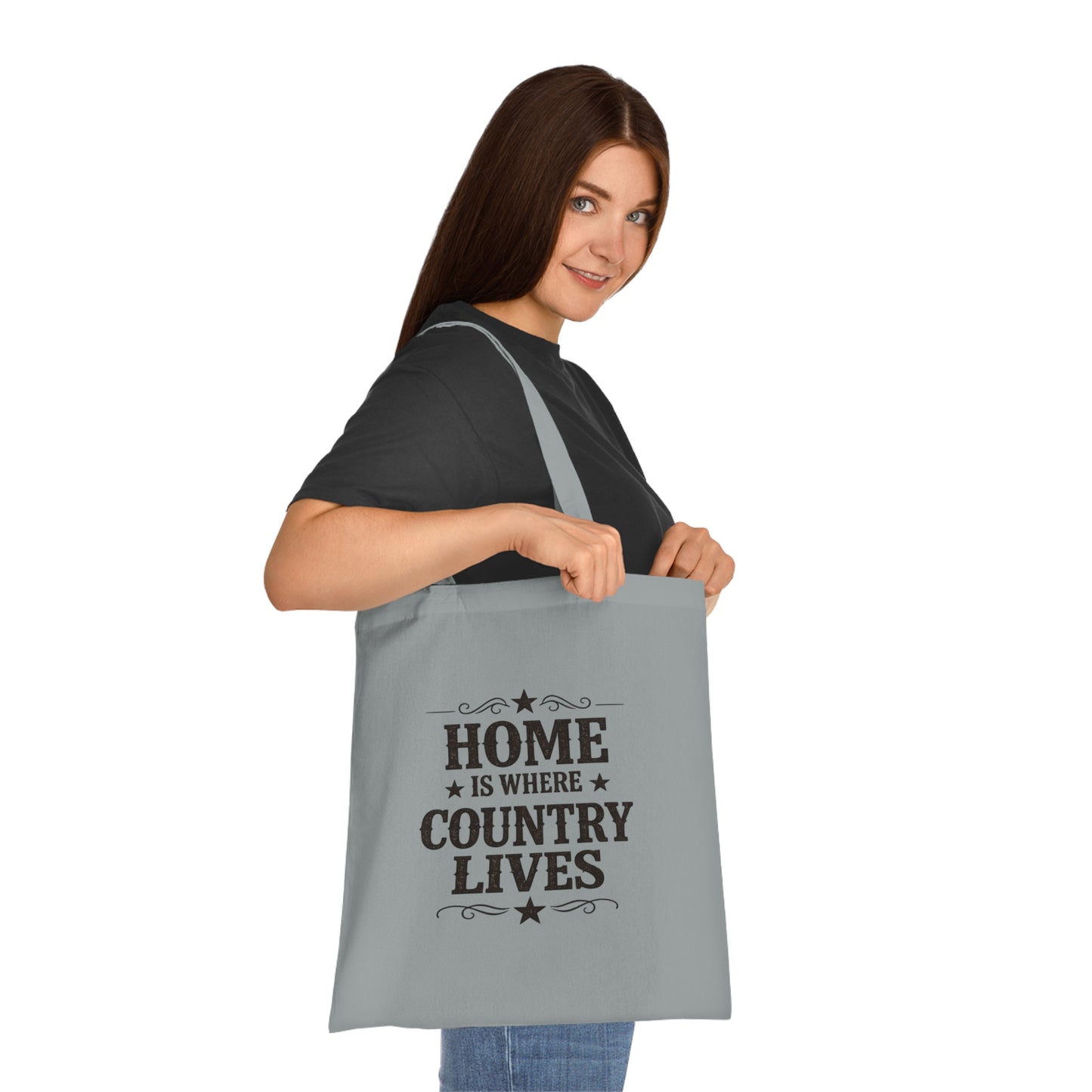 Home Is Where Country Lives Tote Bag – Country Shopper Bag