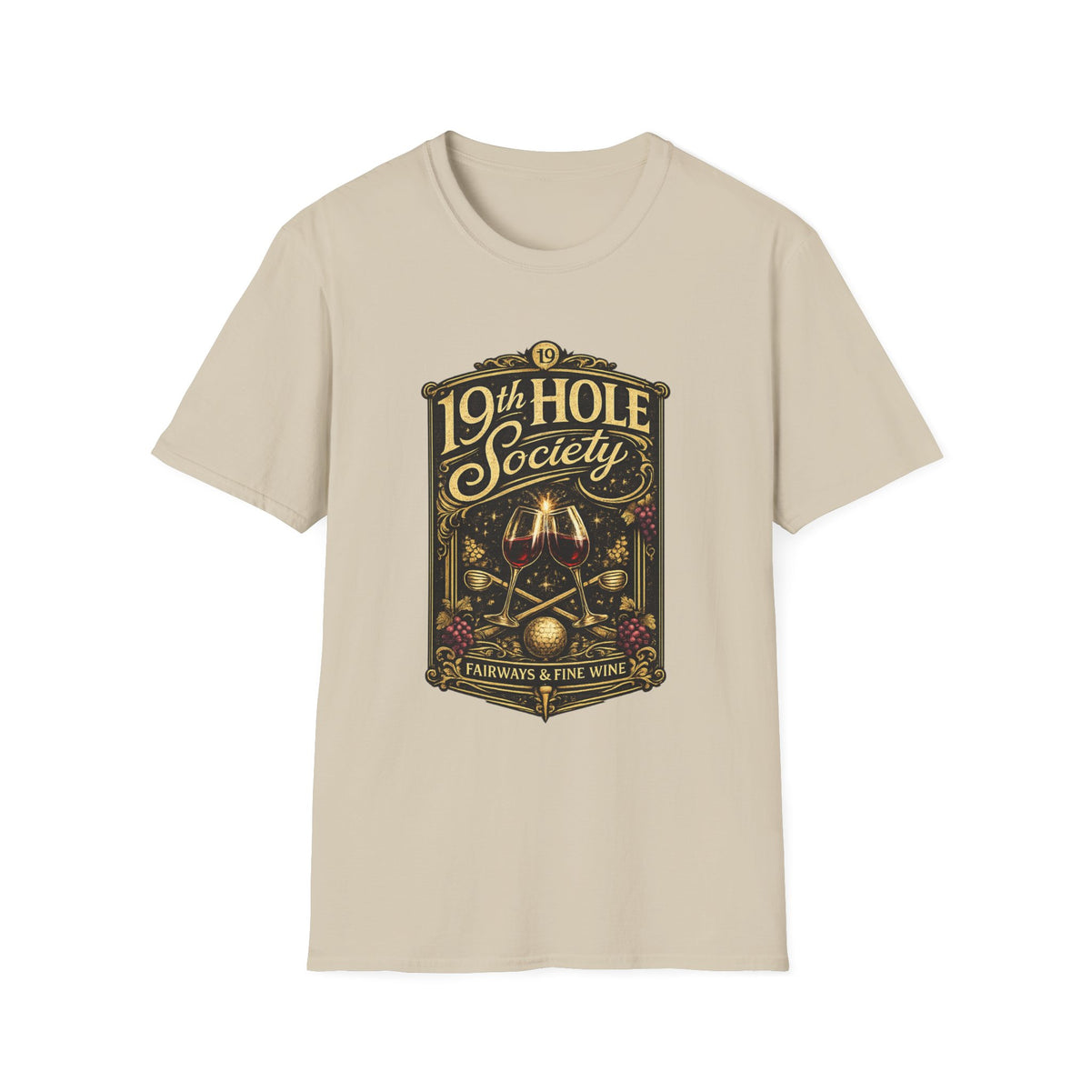 19th Hole Society Fairways and Fine Wine T-Shirt