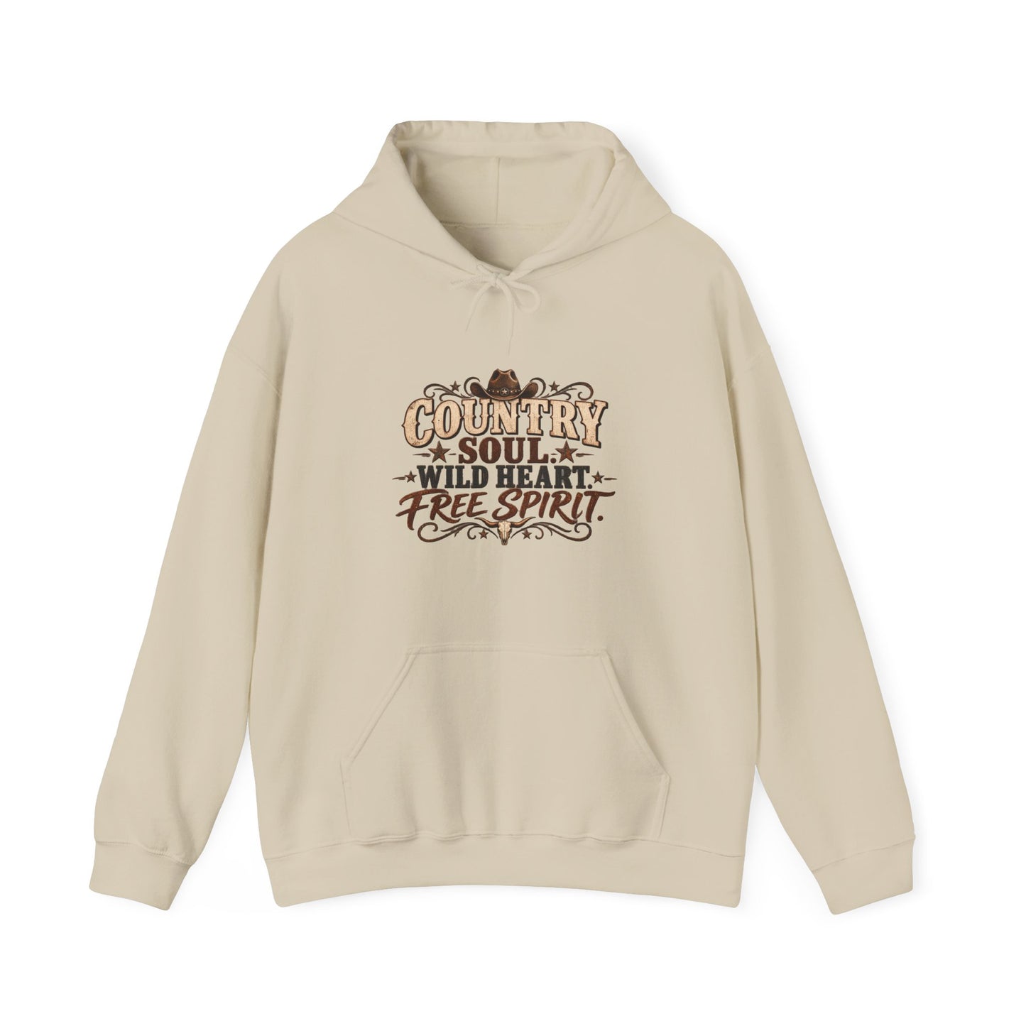 Country Soul Wild Heart Free Spirit Hoodie – Western Country Hoodie
