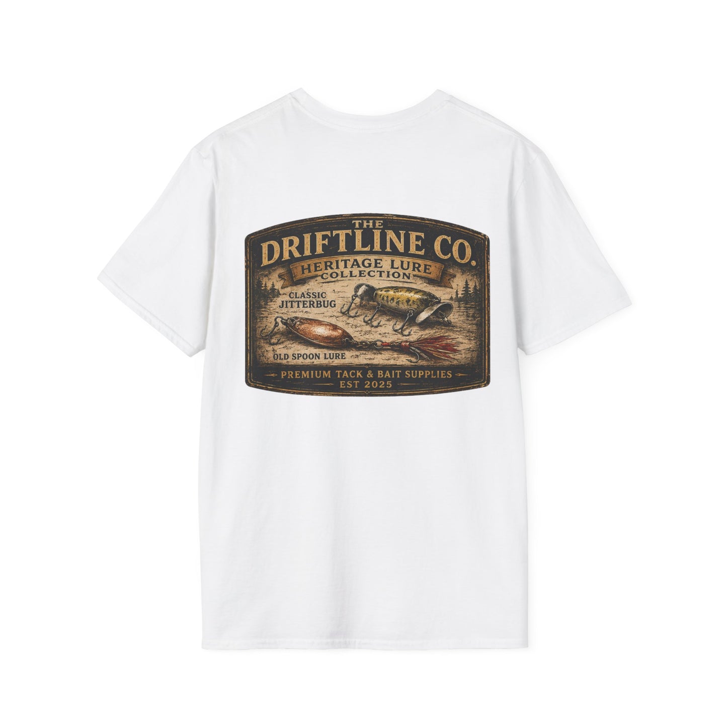 Heritage Lure Collection Vintage Fishing T-Shirt | The Driftline Company