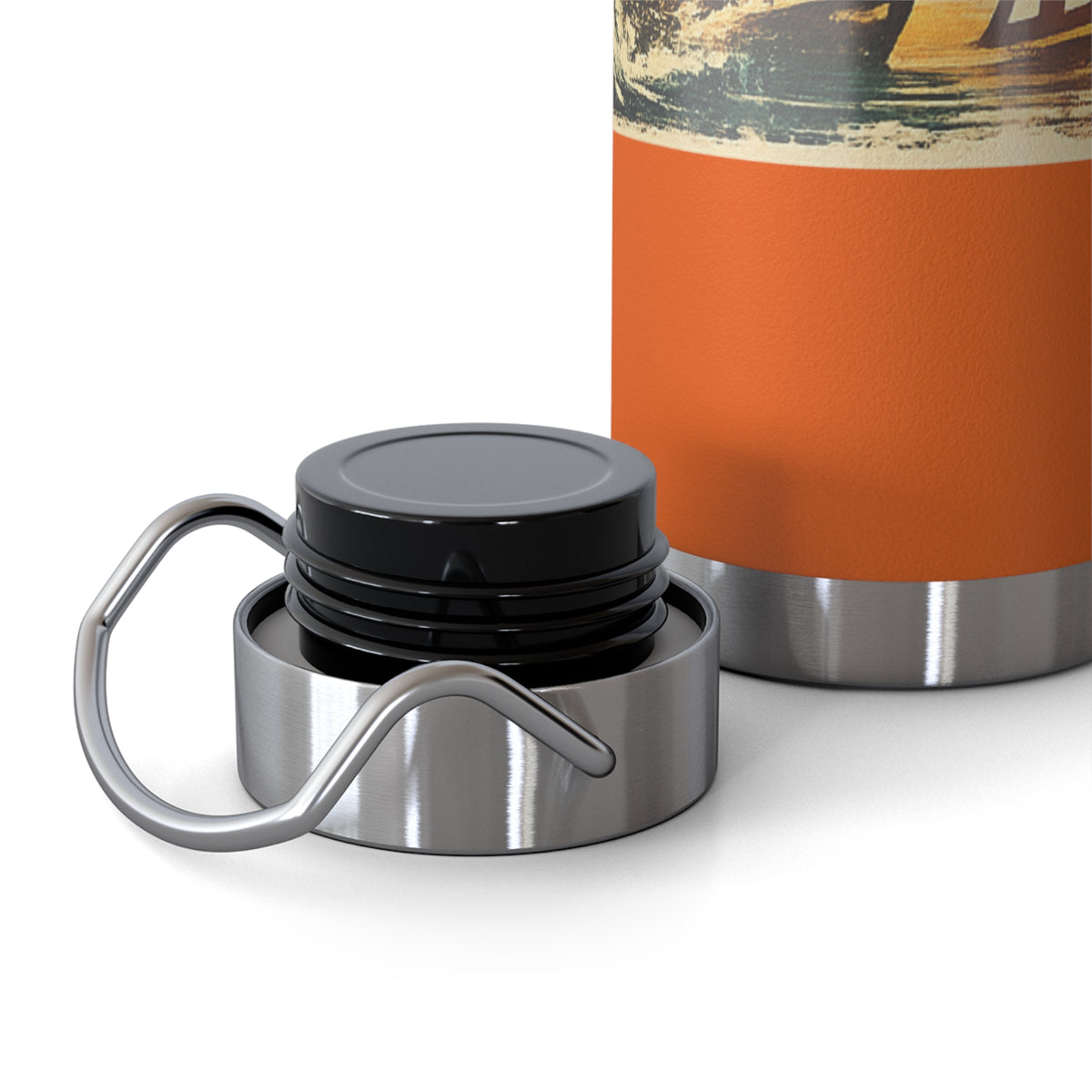 Hooked on Action Insulated Flask – Retro Fishing Flask