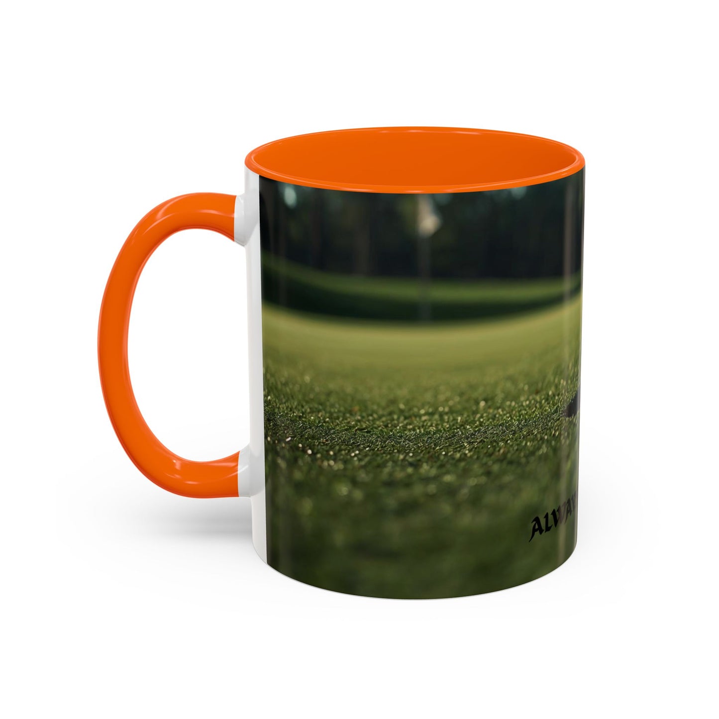 Golf-Inspired Accent Coffee or Tea Mug | Perfect Gift for Golf Lovers | Always A Good Day | Coffee or Tea Mug for Golfers