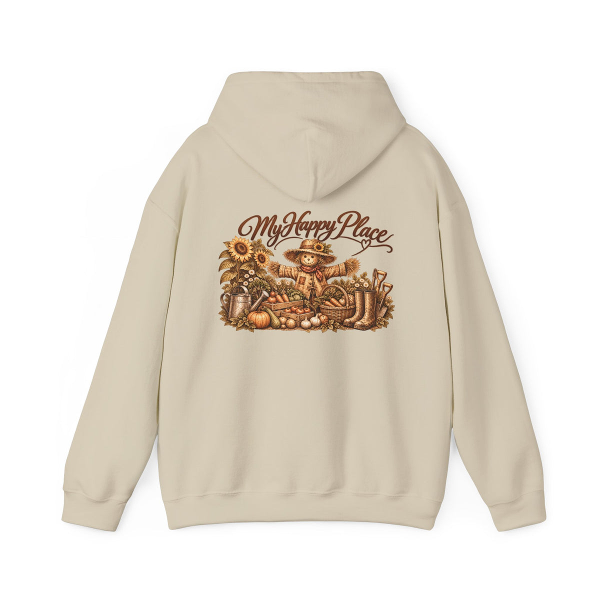 My Happy Place Vintage Style Gärtner-Kapuzenpullover