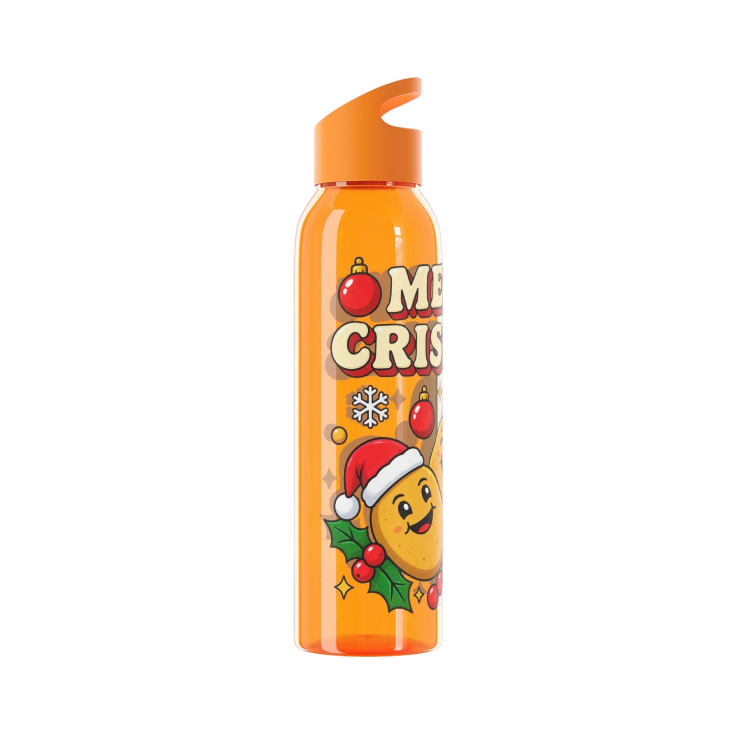 Merry Crispmas Christmas Water Bottle – Festive Drinks Bottle