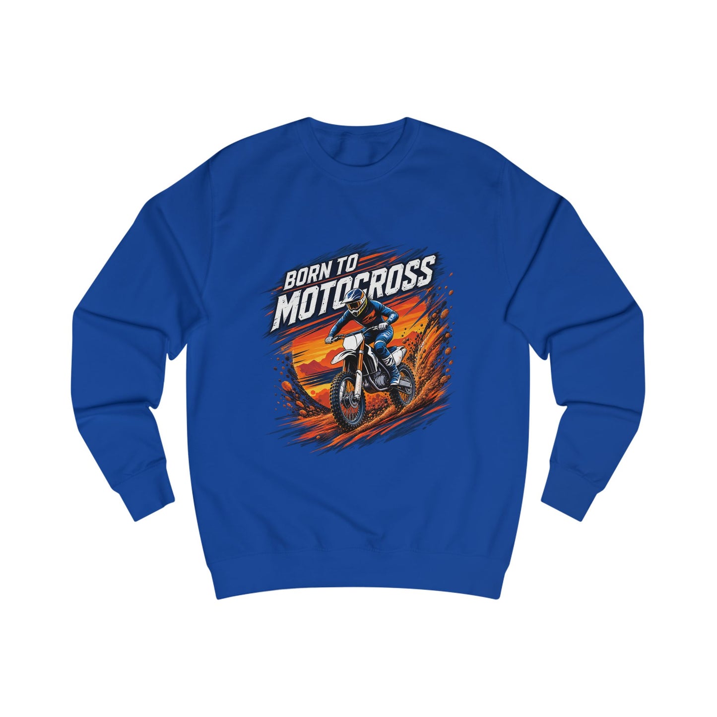Born to Motocross Sweatshirt — Dirt Bike Racing Crewneck