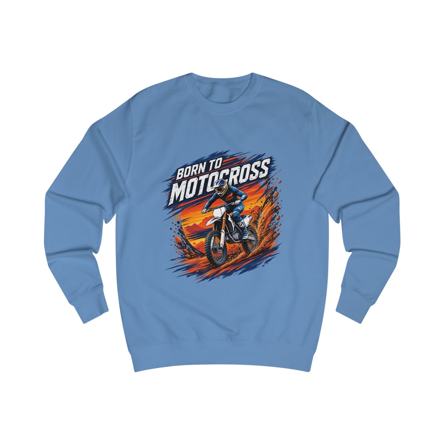 Born to Motocross Sweatshirt — Dirt Bike Racing Crewneck