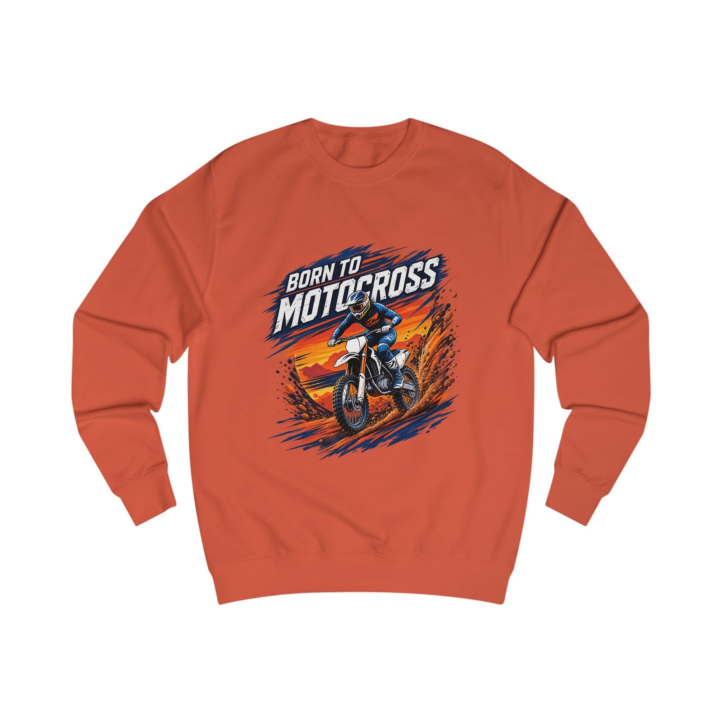Born to Motocross Sweatshirt — Dirt Bike Racing Crewneck