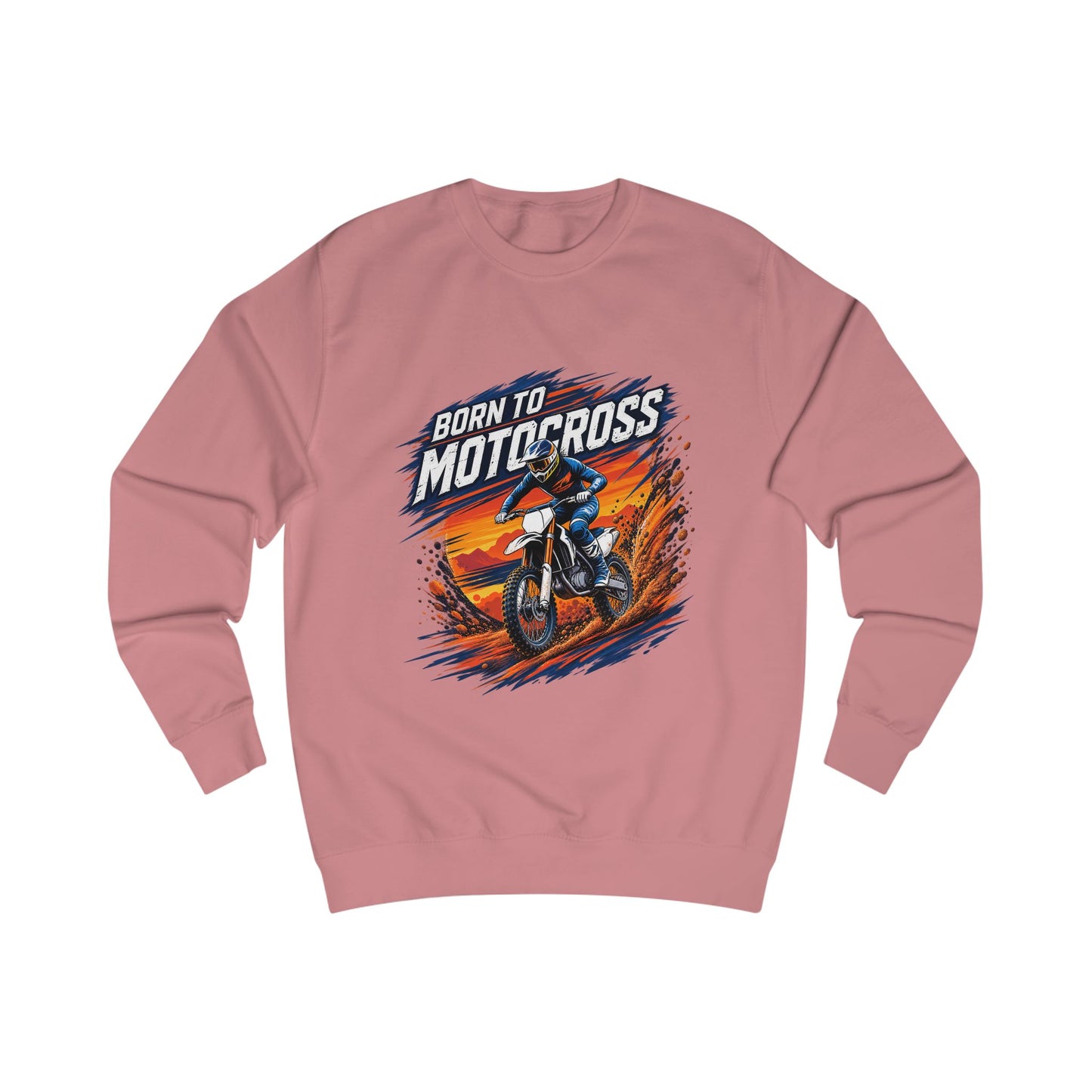 Born to Motocross Sweatshirt — Dirt Bike Racing Crewneck
