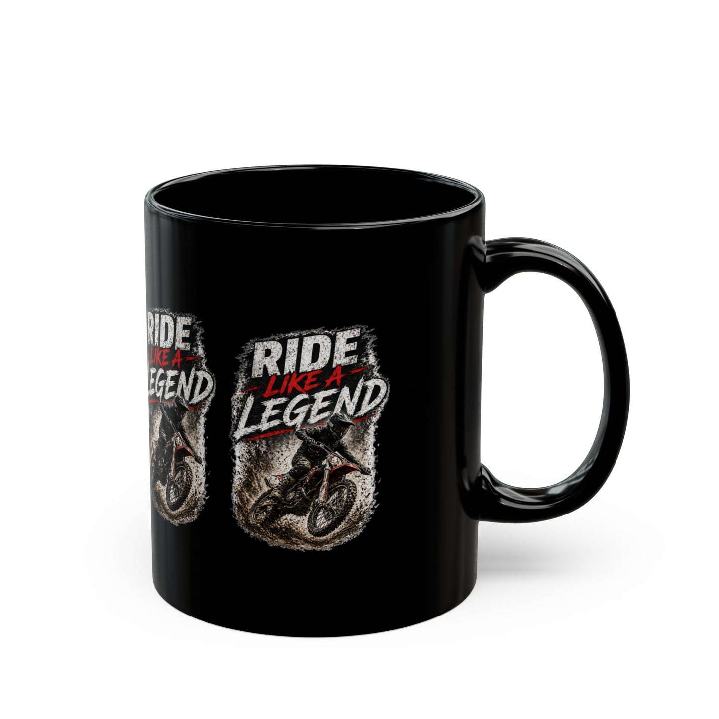 Ride Like a Legend Mug    Dirt Bike Coffee Cup
